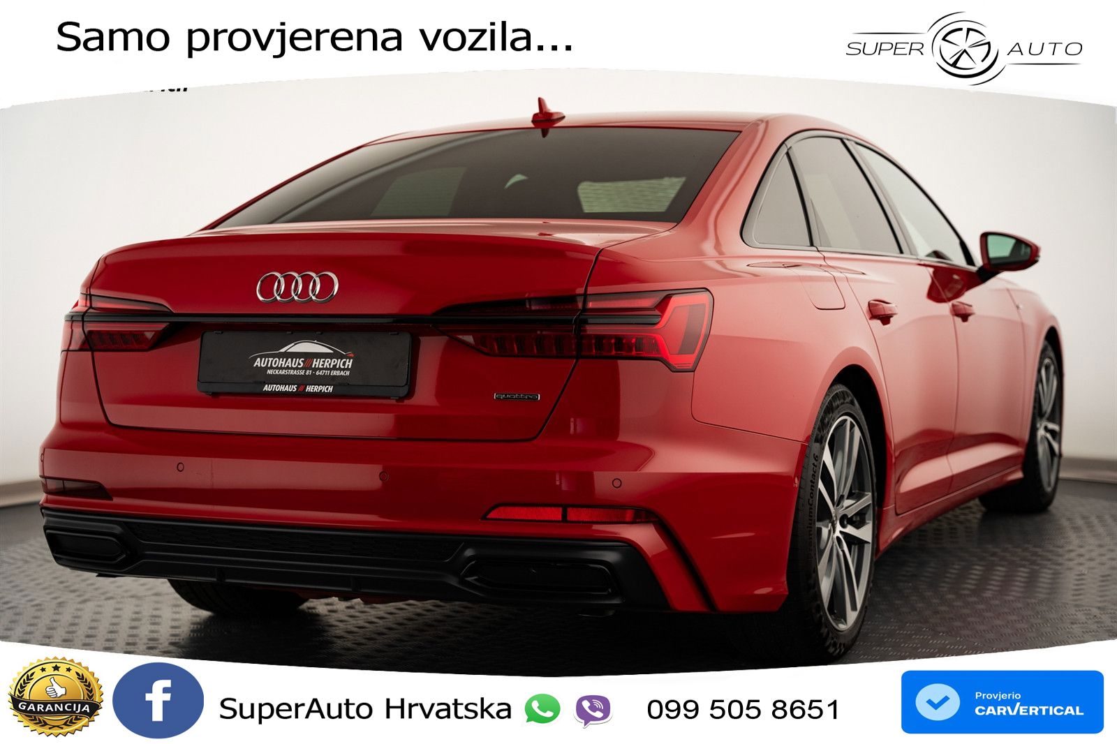 Audi A6 50 TFSIe (299 KS) quattro ultra S tronic S line LED+GR SJED+ACC