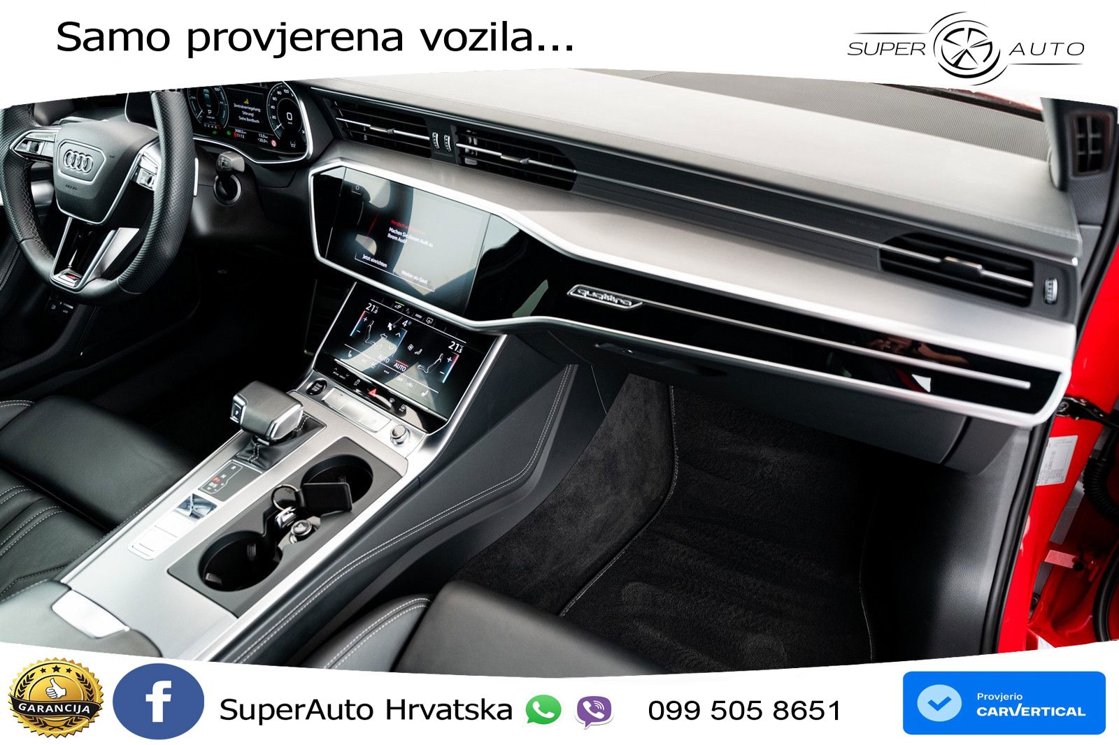 Audi A6 50 TFSIe (299 KS) quattro ultra S tronic S line LED+GR SJED+ACC