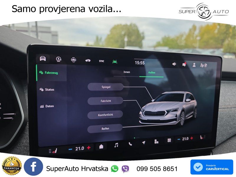 Škoda Octavia Combi 2.0 TDI (150 KS) DSG LED+GR SJED+ACC