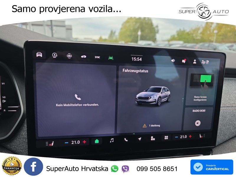 Škoda Octavia Combi 2.0 TDI (150 KS) DSG LED+GR SJED+ACC