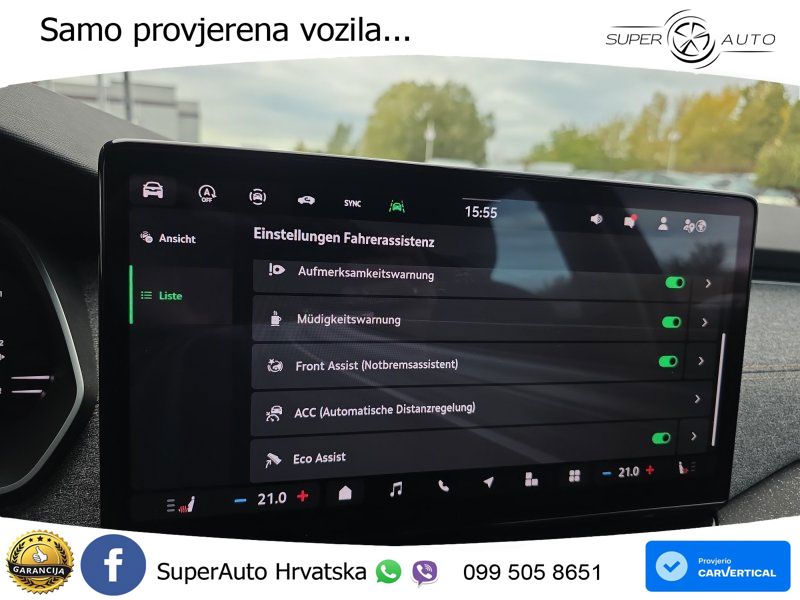Škoda Octavia Combi 2.0 TDI (150 KS) DSG LED+GR SJED+ACC