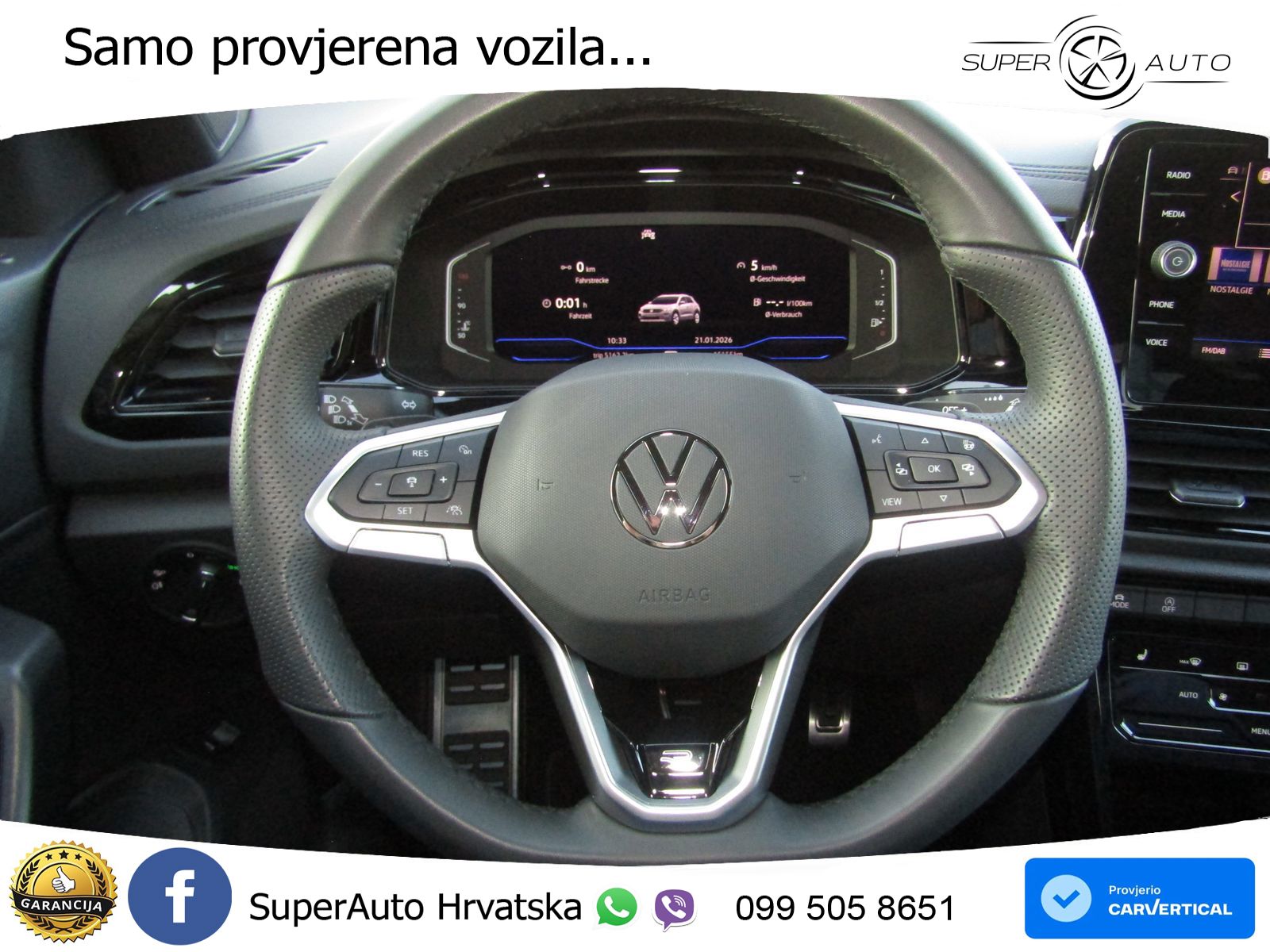 Volkswagen T-Roc 1.5 TSI (150 KS) DSG MATRIX+GR SJED+KAM
