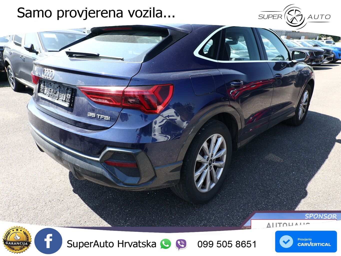 Audi Q3 II Sportback 35 TFSI (150 KS) S tronic S line LED+GR SJED+ACC