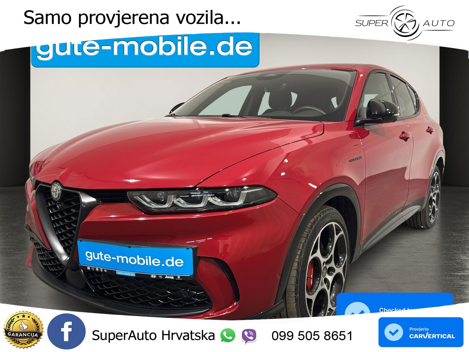 Alfa Romeo Tonale 1.5 VGT (160 KS) 48V-Hybrid TCT LED+GR SJED+ACC