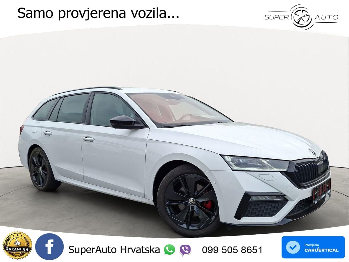 Škoda Octavia Combi RS 2.0 TDI (200 KS) DSG MATRIX+GR SJED+KAM