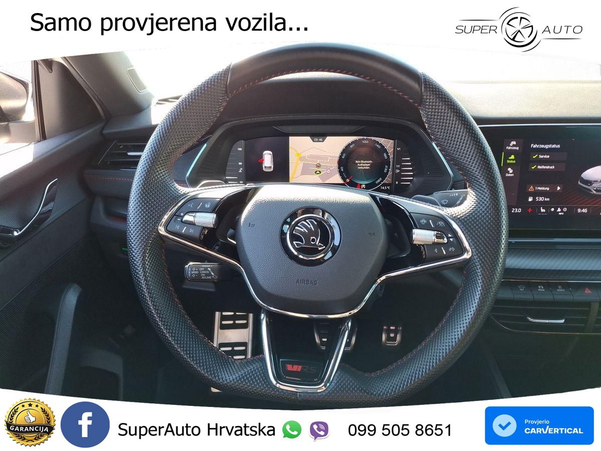 Škoda Octavia Combi RS 2.0 TDI (200 KS) DSG MATRIX+GR SJED+KAM