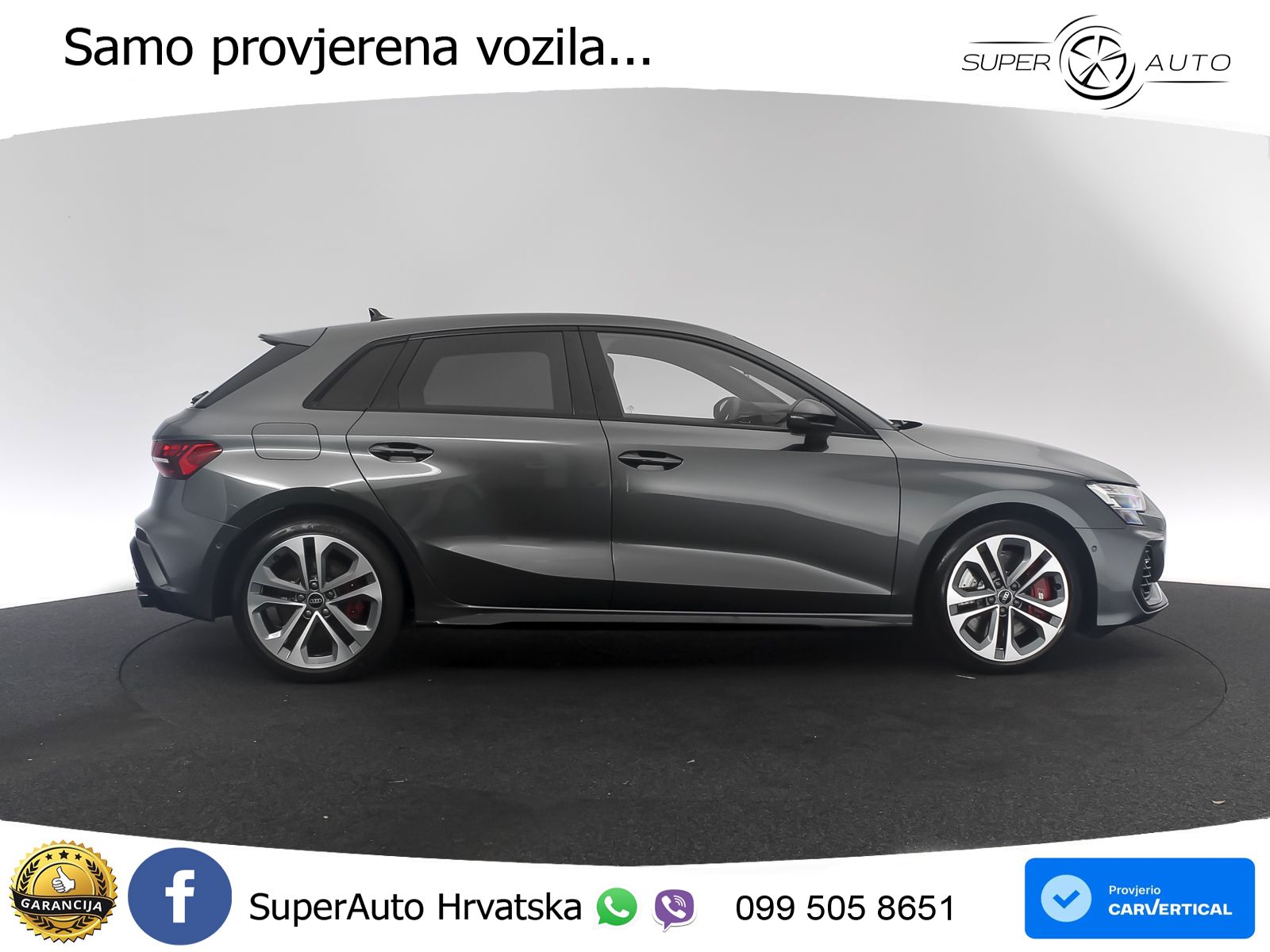 Audi S3 2.0 TFSI (333 KS) quattro S tronic MATRIX+GR SJED+KAM
