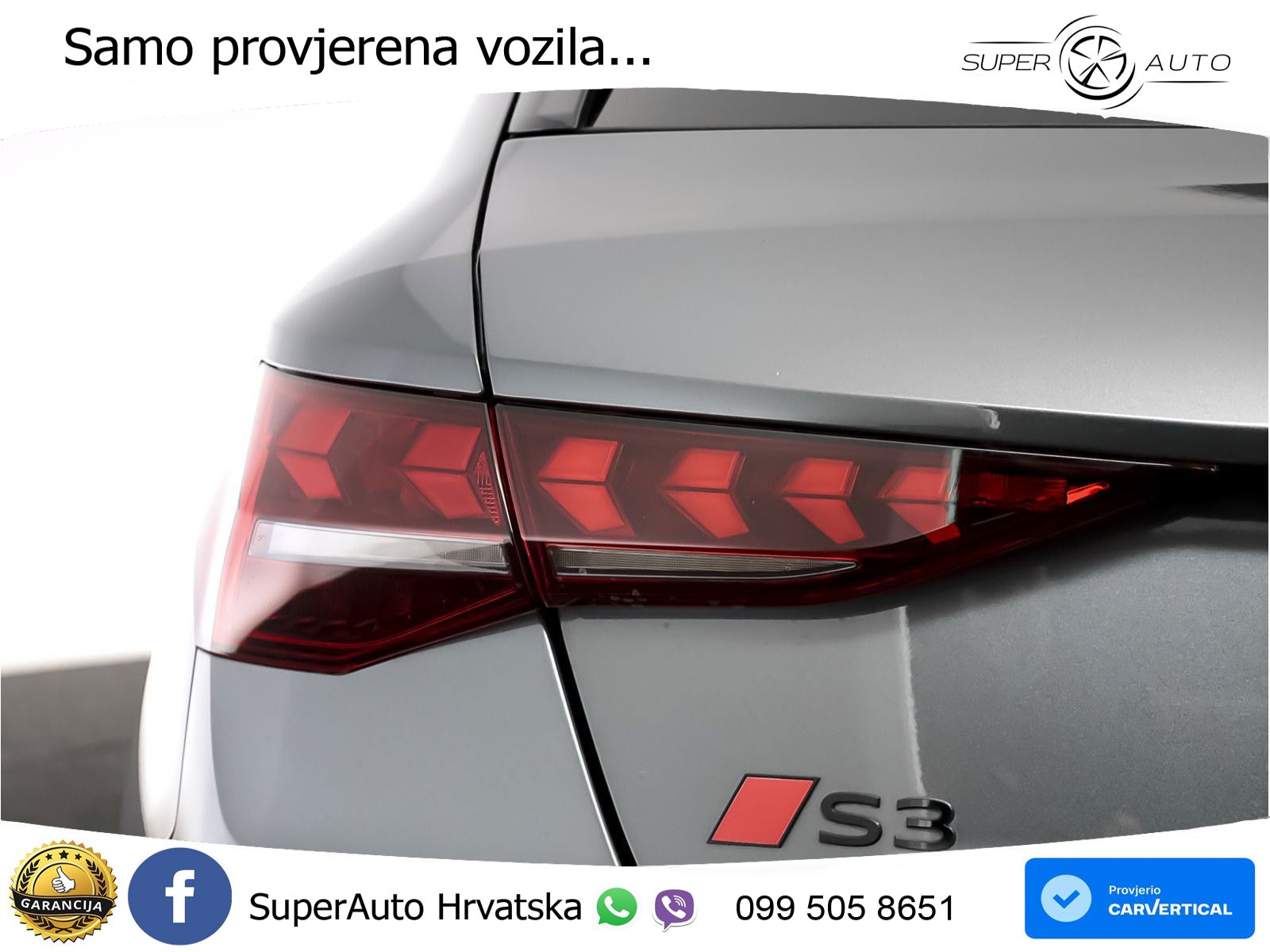 Audi S3 2.0 TFSI (333 KS) quattro S tronic MATRIX+GR SJED+KAM