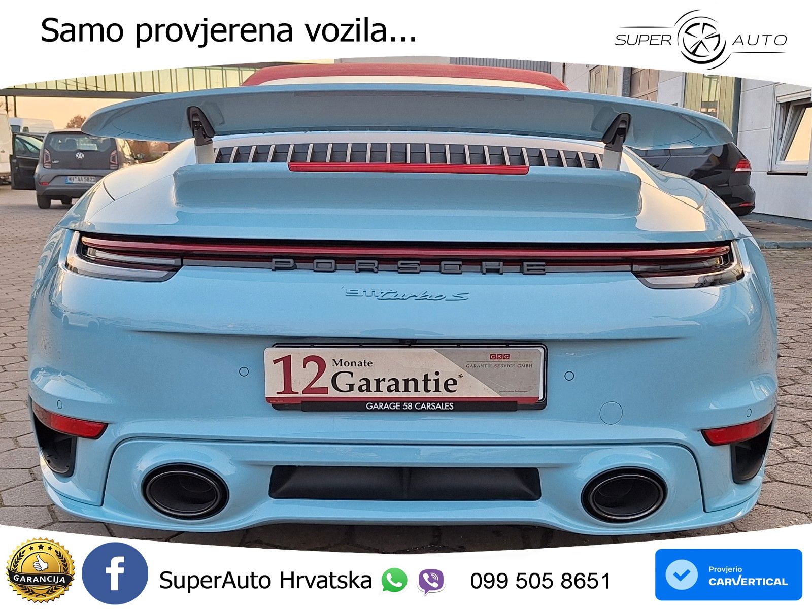 Porsche 911 Turbo S Cabriolet 3.8 (650 KS) PDK MATRIX+GR SJED+KAM
