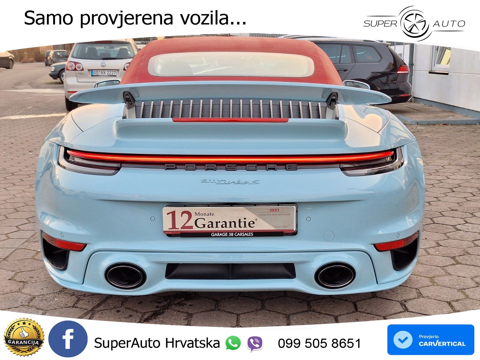 Porsche 911 Turbo S Cabriolet 3.8 (650 KS) PDK MATRIX+GR SJED+KAM