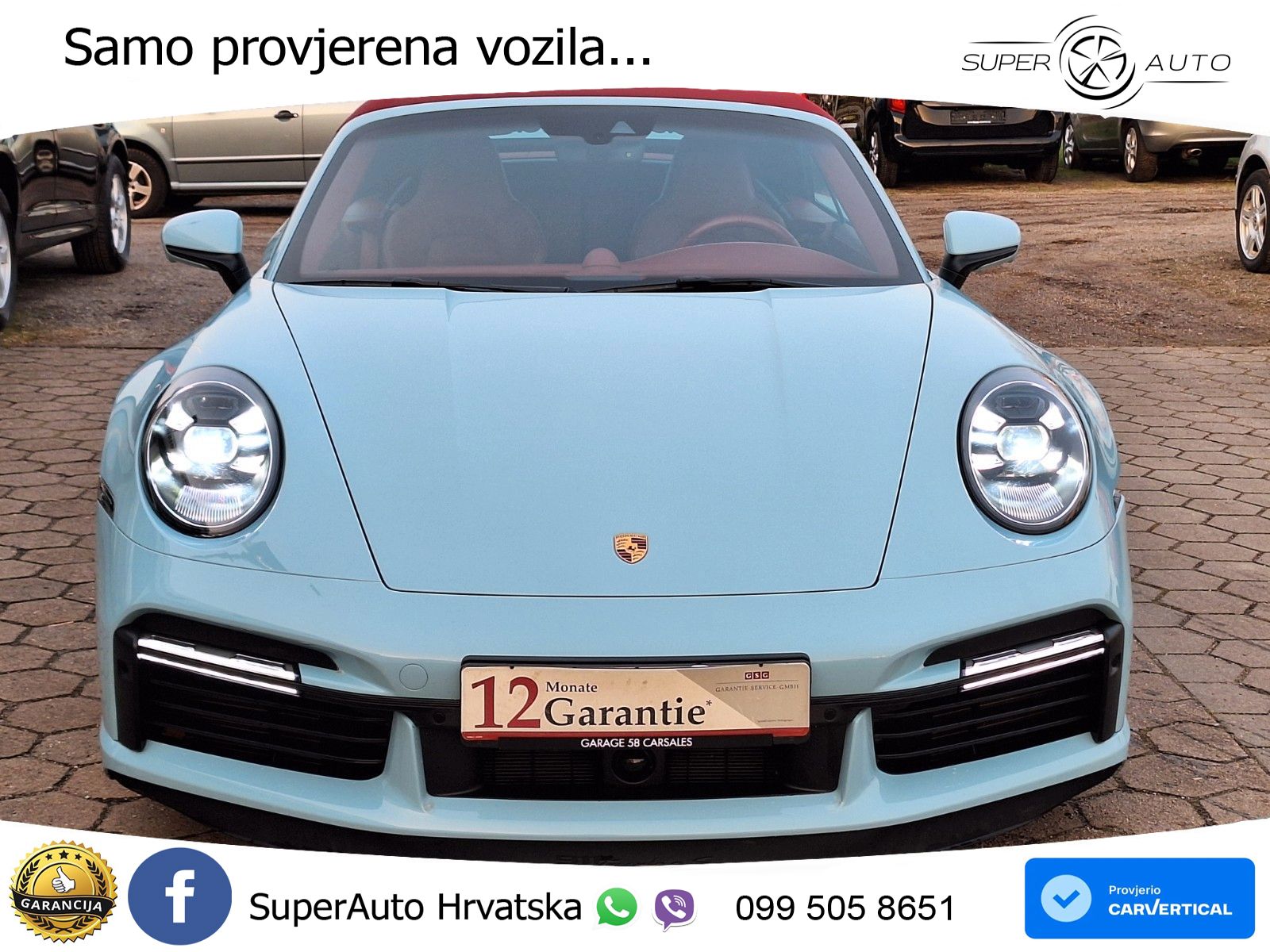 Porsche 911 Turbo S Cabriolet 3.8 (650 KS) PDK MATRIX+GR SJED+KAM