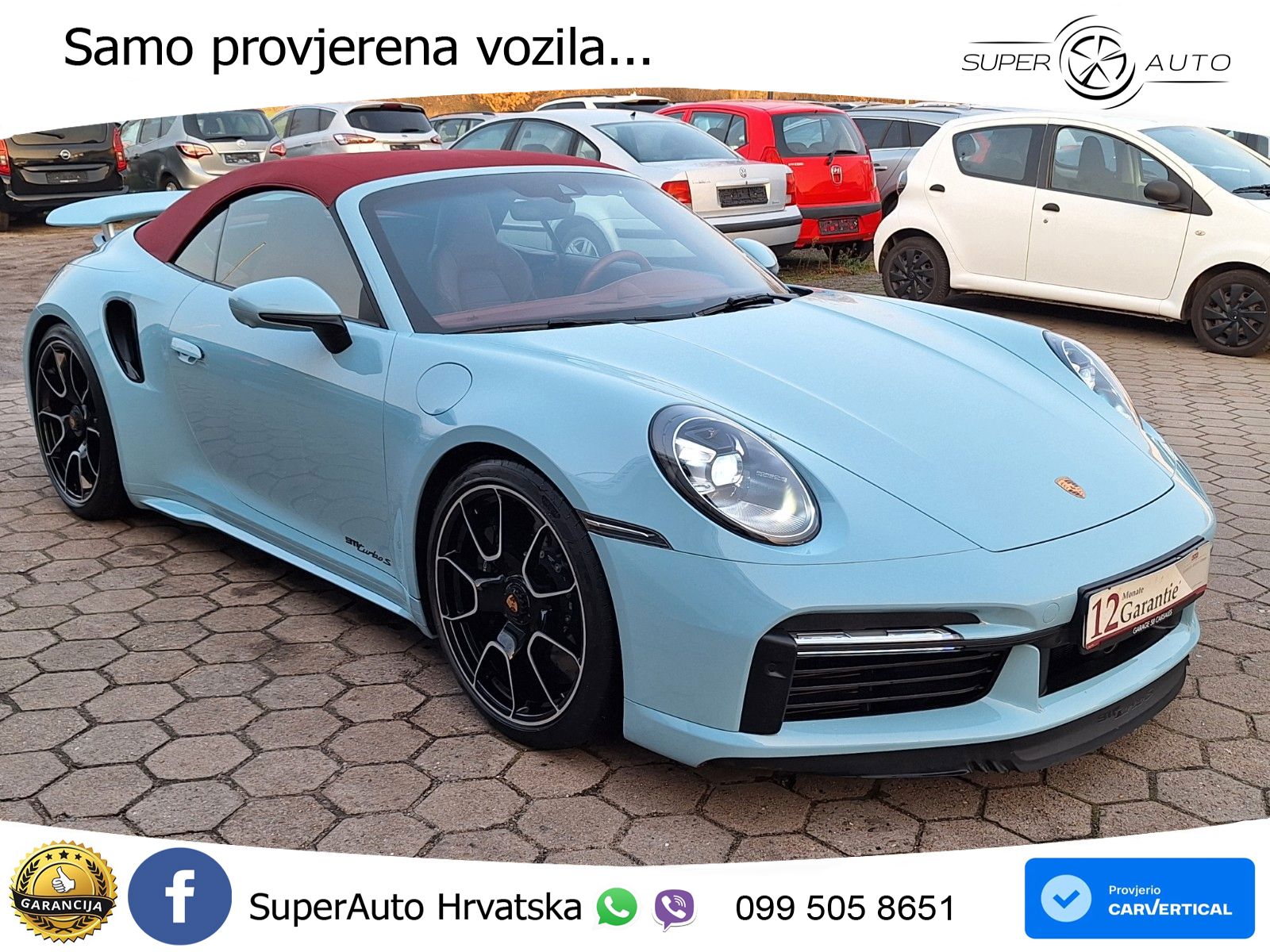 Porsche 911 Turbo S Cabriolet 3.8 (650 KS) PDK MATRIX+GR SJED+KAM