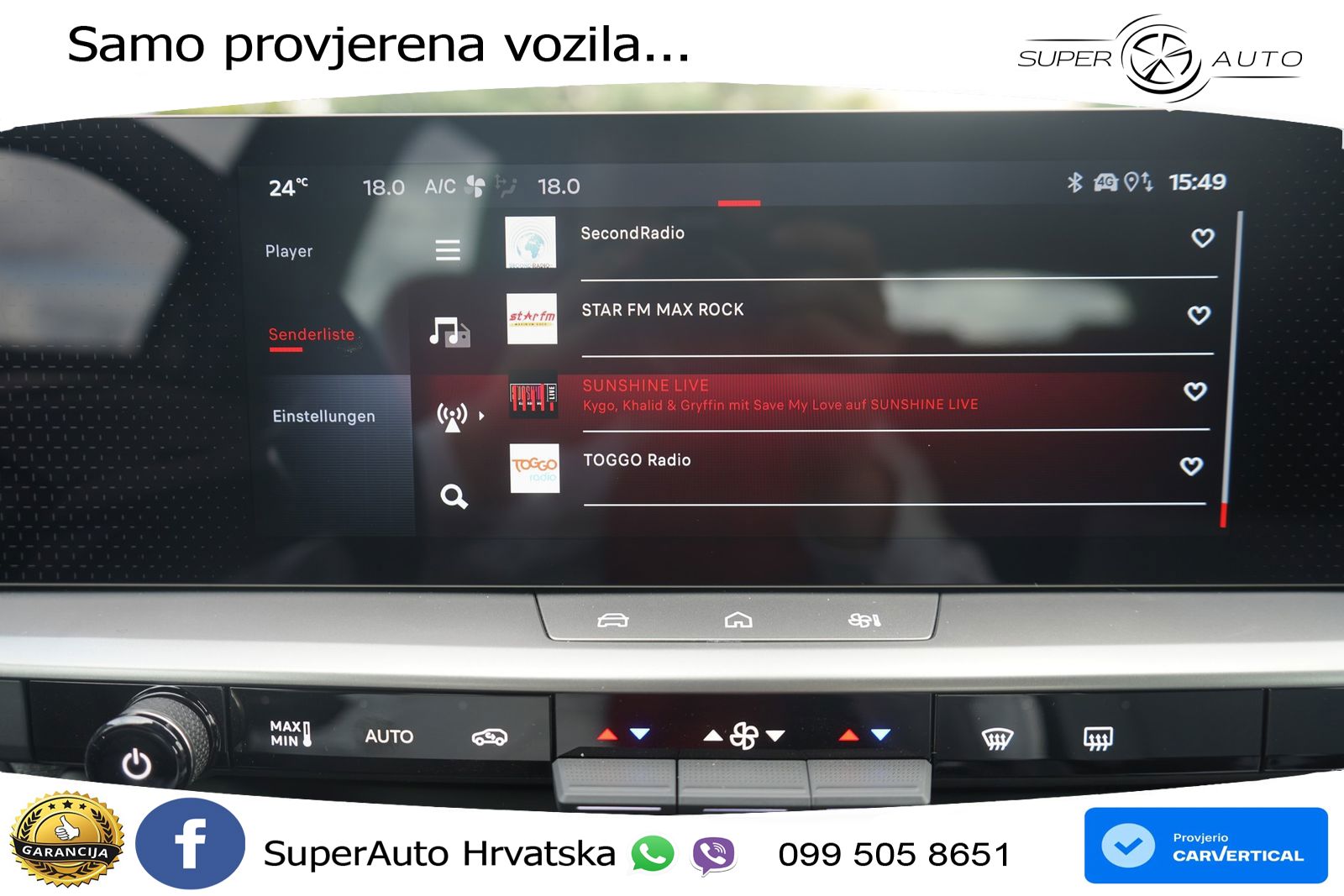 Opel Grandland 1.2 Turbo (145 KS) Hybrid eDCT LED+GR SJED+ACC