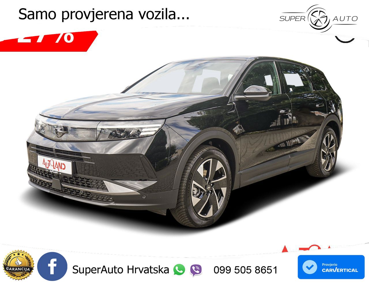 Opel Grandland 1.2 Turbo (145 KS) Hybrid eDCT LED+GR SJED+ACC