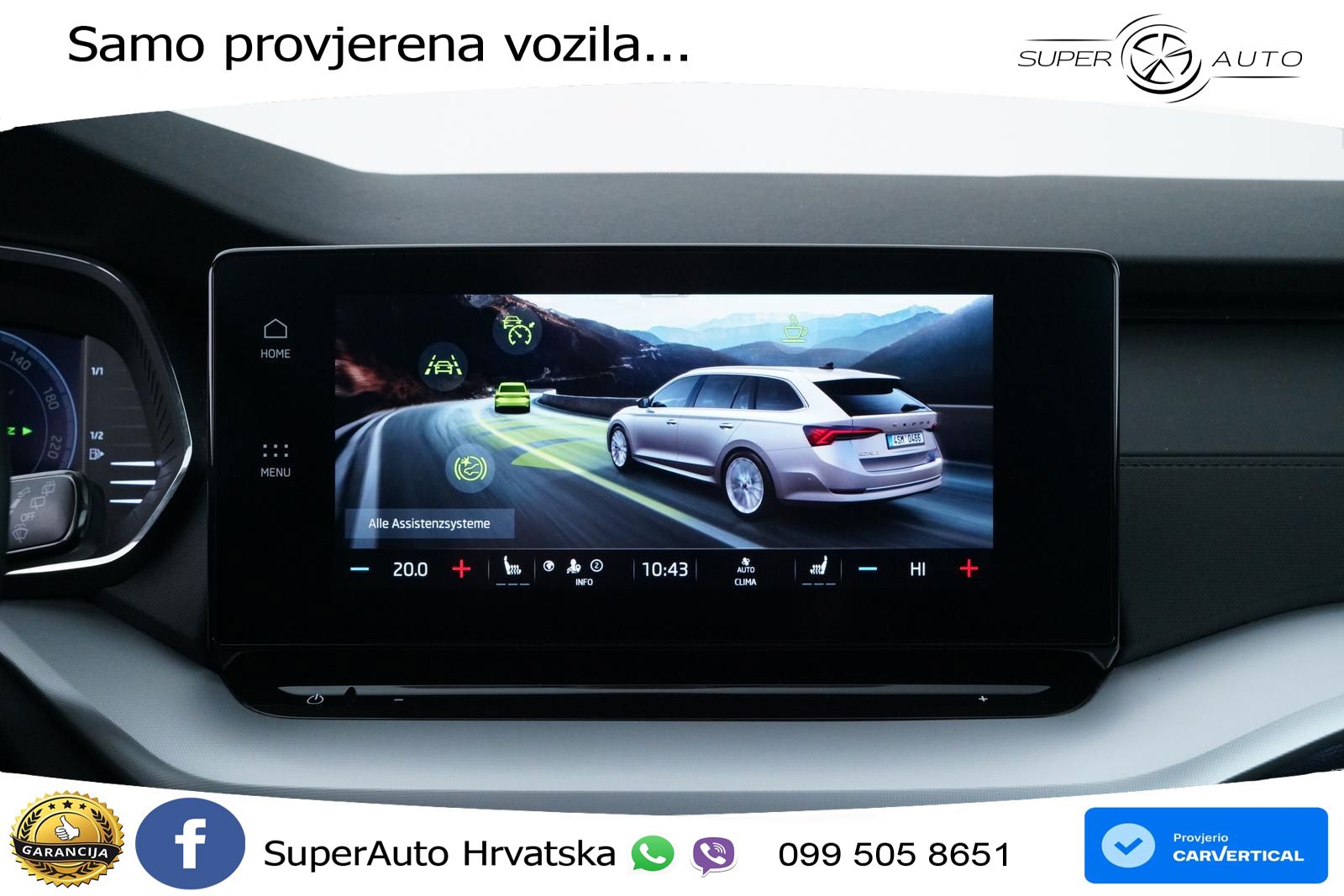 Škoda Octavia Combi 1.5 TSI (150 KS) LED+GR SJED+ACC