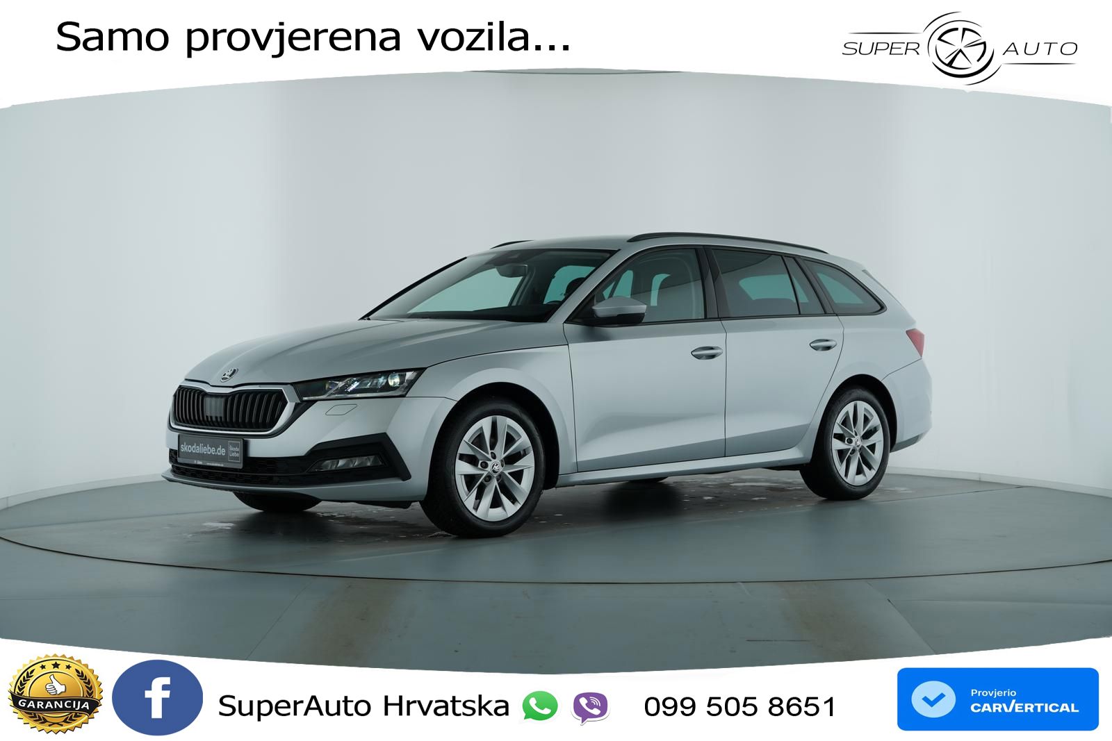 Škoda Octavia Combi 1.5 TSI (150 KS) LED+GR SJED+ACC