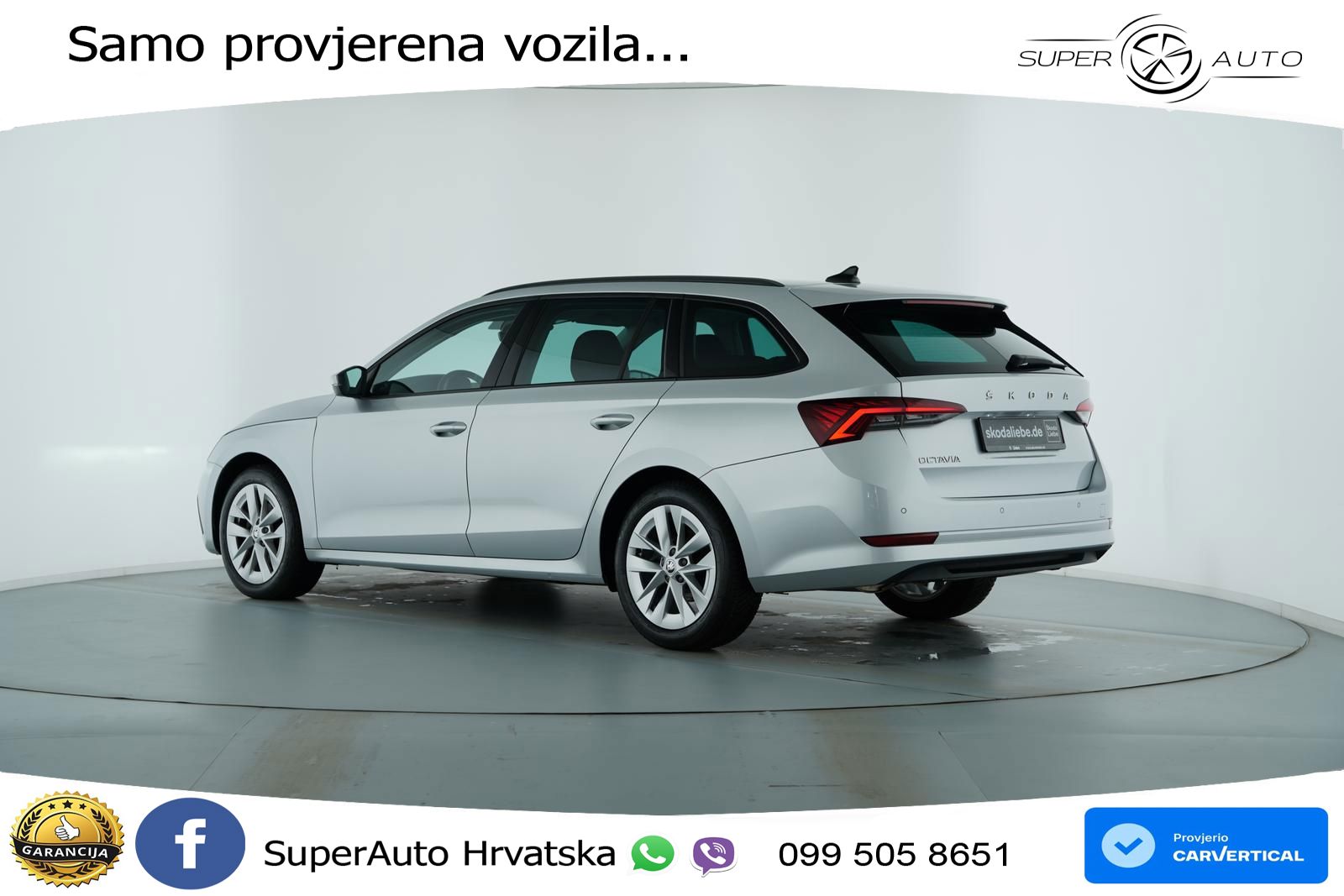 Škoda Octavia Combi 1.5 TSI (150 KS) LED+GR SJED+ACC