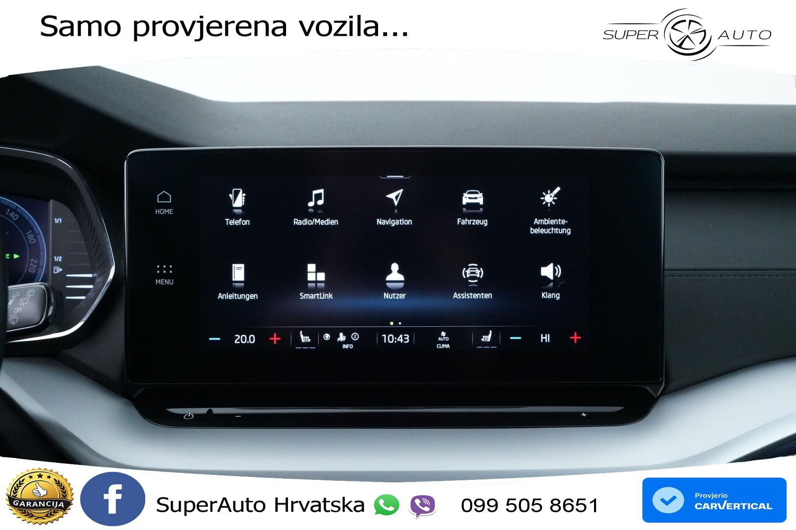 Škoda Octavia Combi 1.5 TSI (150 KS) LED+GR SJED+ACC