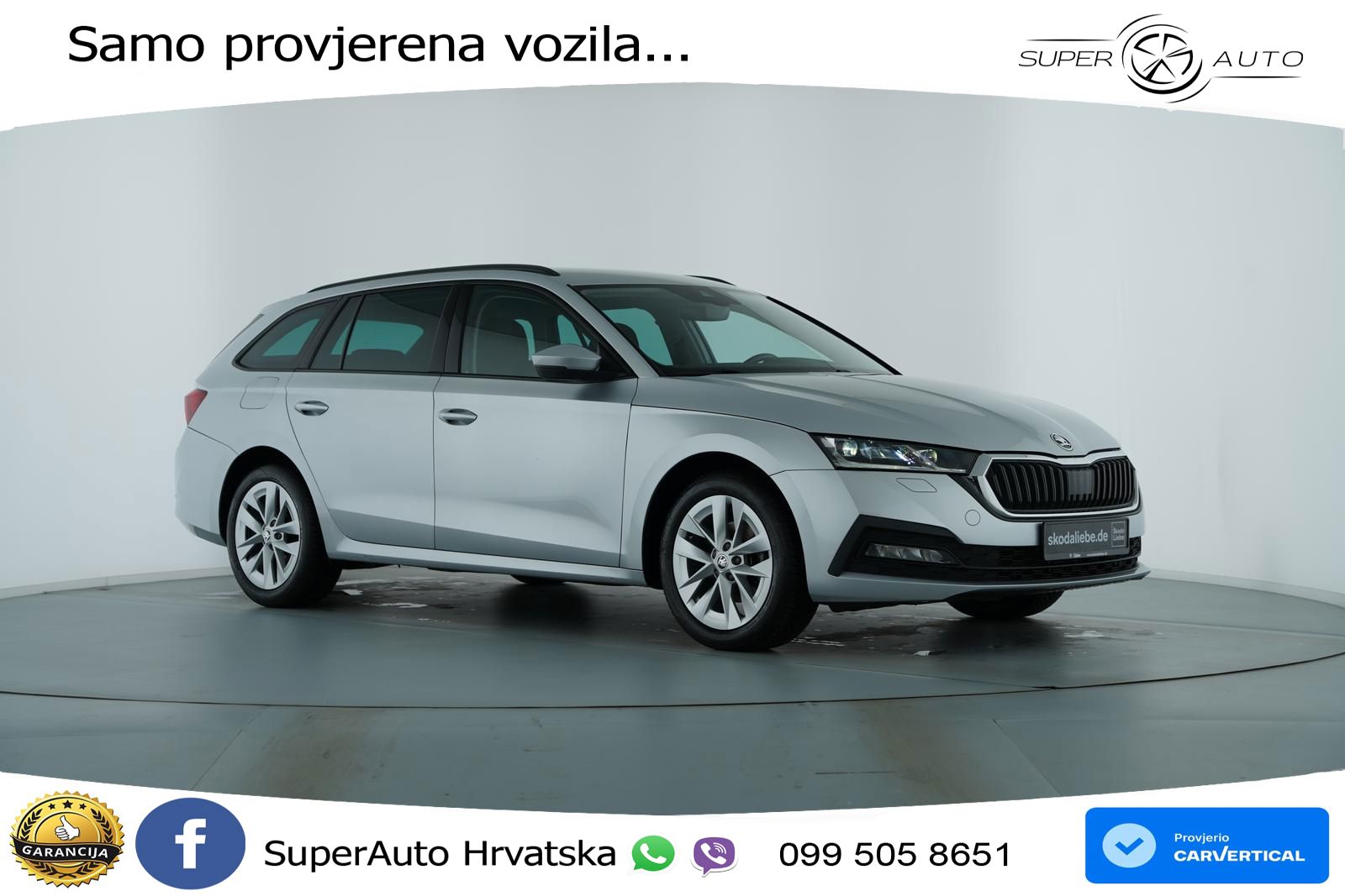 Škoda Octavia Combi 1.5 TSI (150 KS) LED+GR SJED+ACC