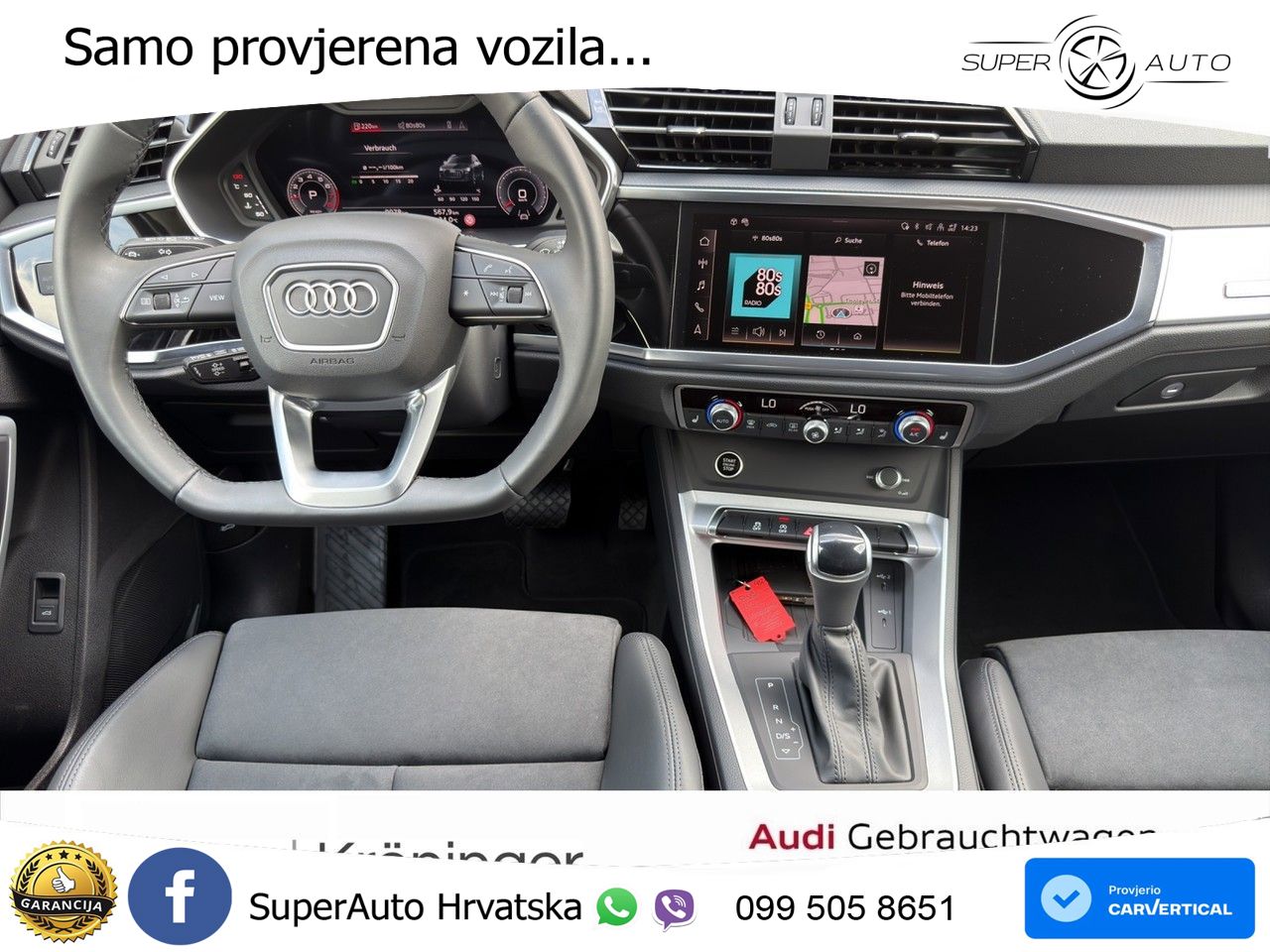 Audi Q3 35 TFSI (150 KS) S tronic advanced LED+GR SJED+ACC