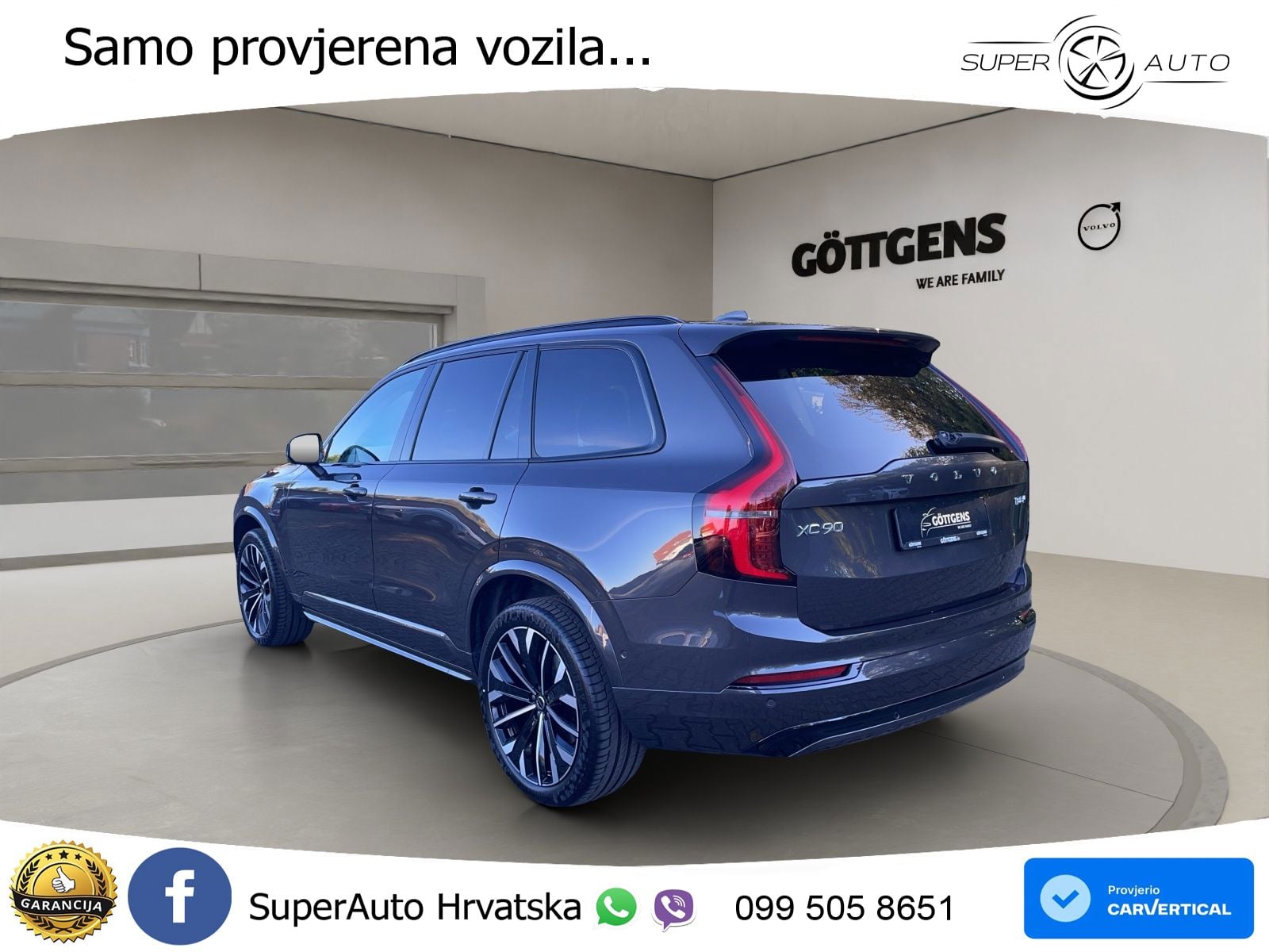 Volvo XC90 2.0 T8 AWD Automatic ACC+HEAD+4xGR SJED+360+PANO