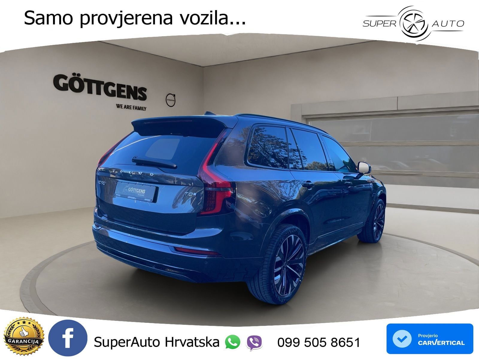 Volvo XC90 2.0 T8 AWD Automatic ACC+HEAD+4xGR SJED+360+PANO
