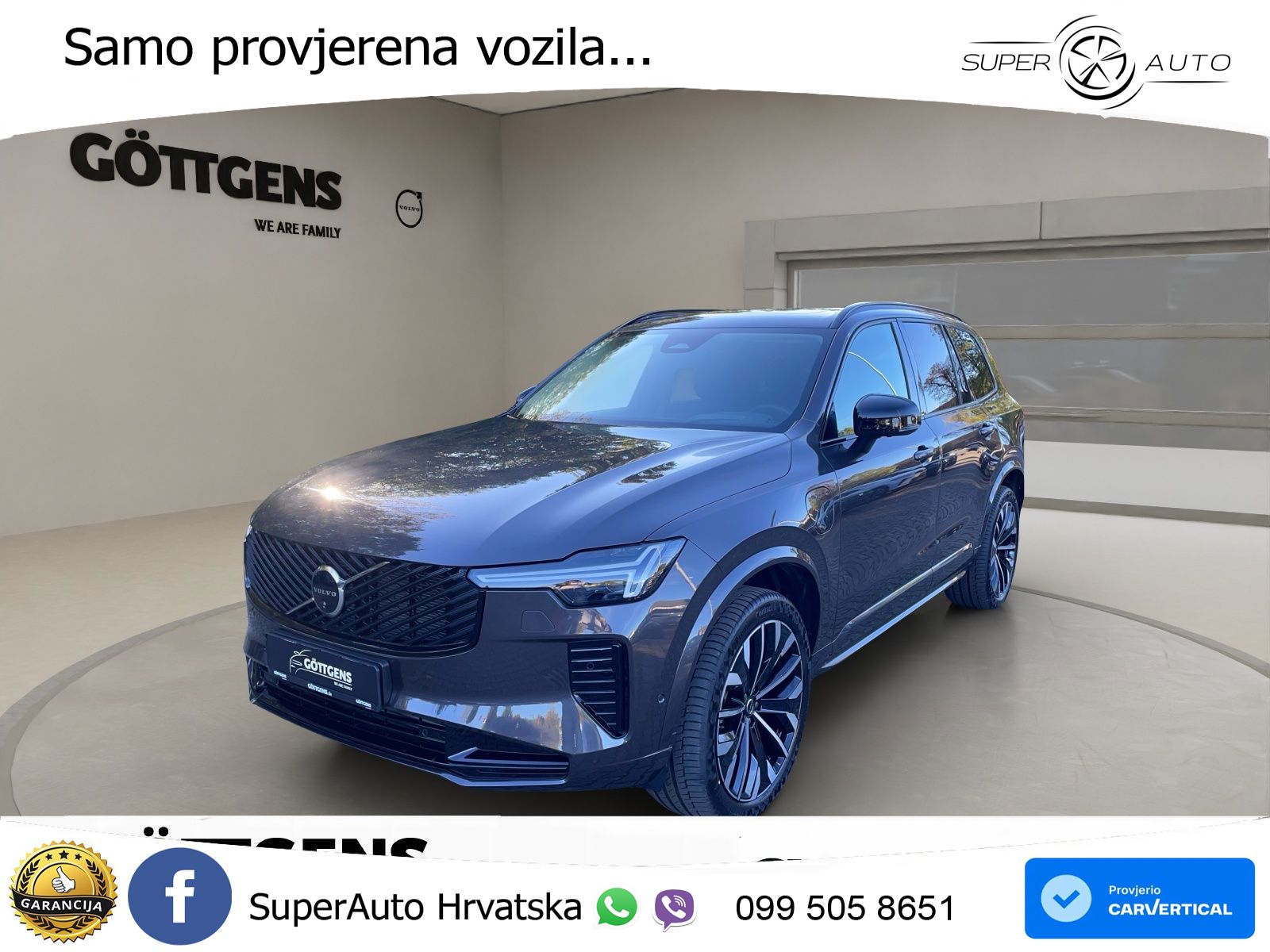 Volvo XC90 2.0 T8 AWD Automatic ACC+HEAD+4xGR SJED+360+PANO