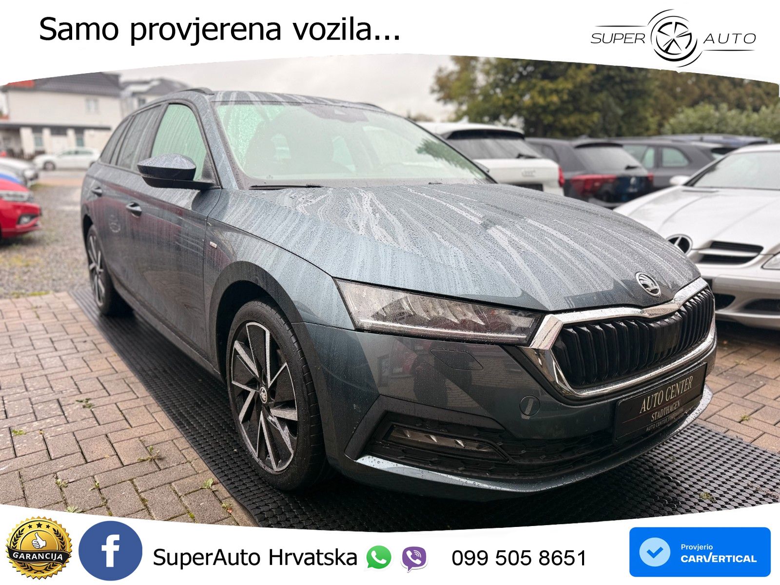 Škoda Octavia Combi 2.0 TDI (150 KS) DSG LED+GR SJED+ACC