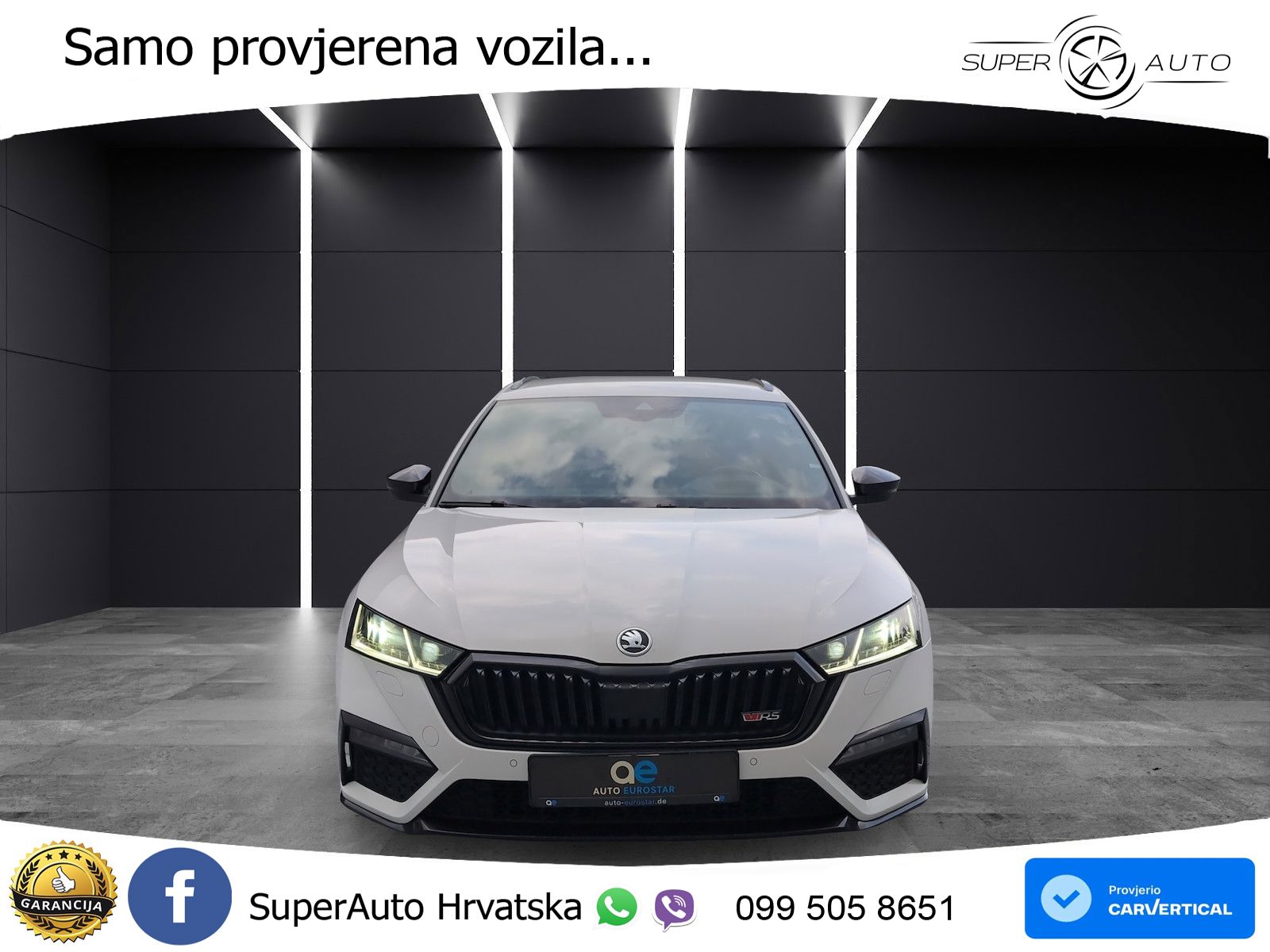 Škoda Octavia Combi RS 2.0 TDI (200 KS) 4x4 DSG LED+GR SJED+ACC