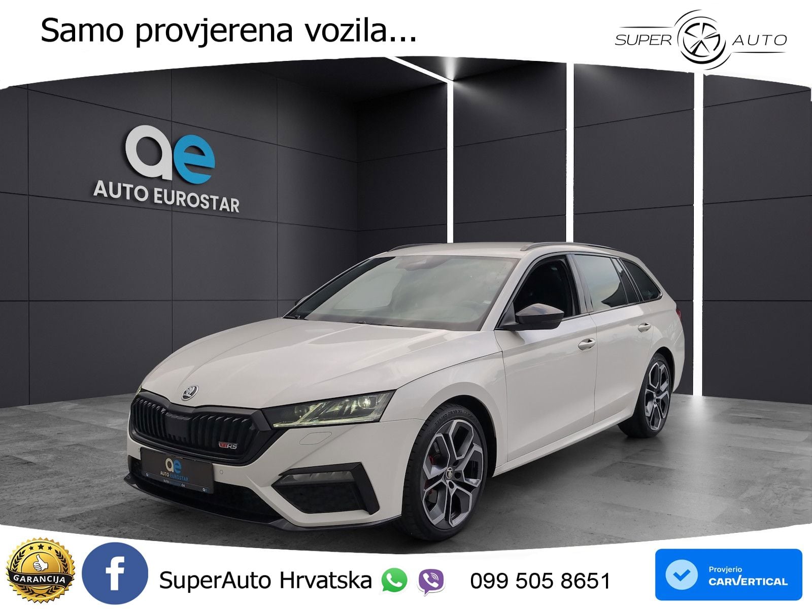 Škoda Octavia Combi RS 2.0 TDI (200 KS) 4x4 DSG LED+GR SJED+ACC