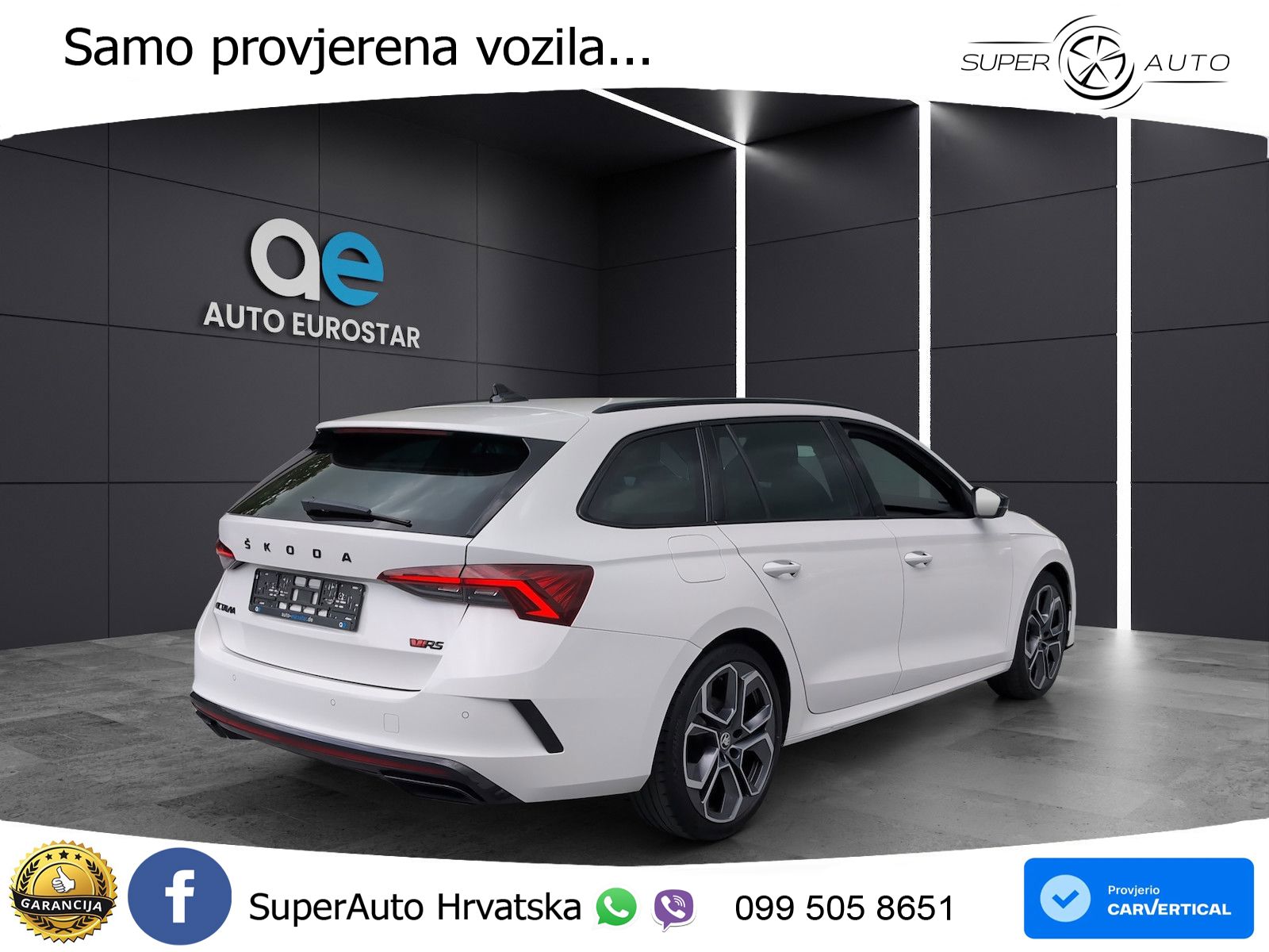 Škoda Octavia Combi RS 2.0 TDI (200 KS) 4x4 DSG LED+GR SJED+ACC