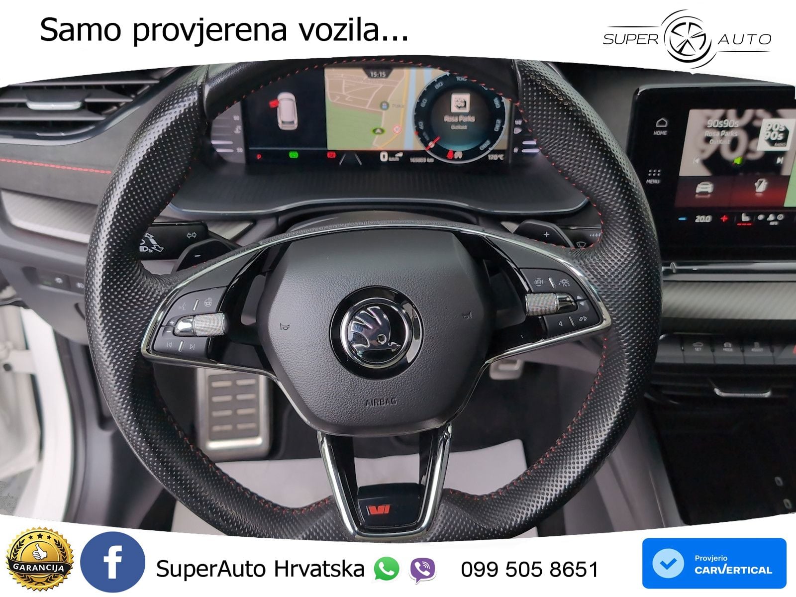 Škoda Octavia Combi RS 2.0 TDI (200 KS) 4x4 DSG LED+GR SJED+ACC