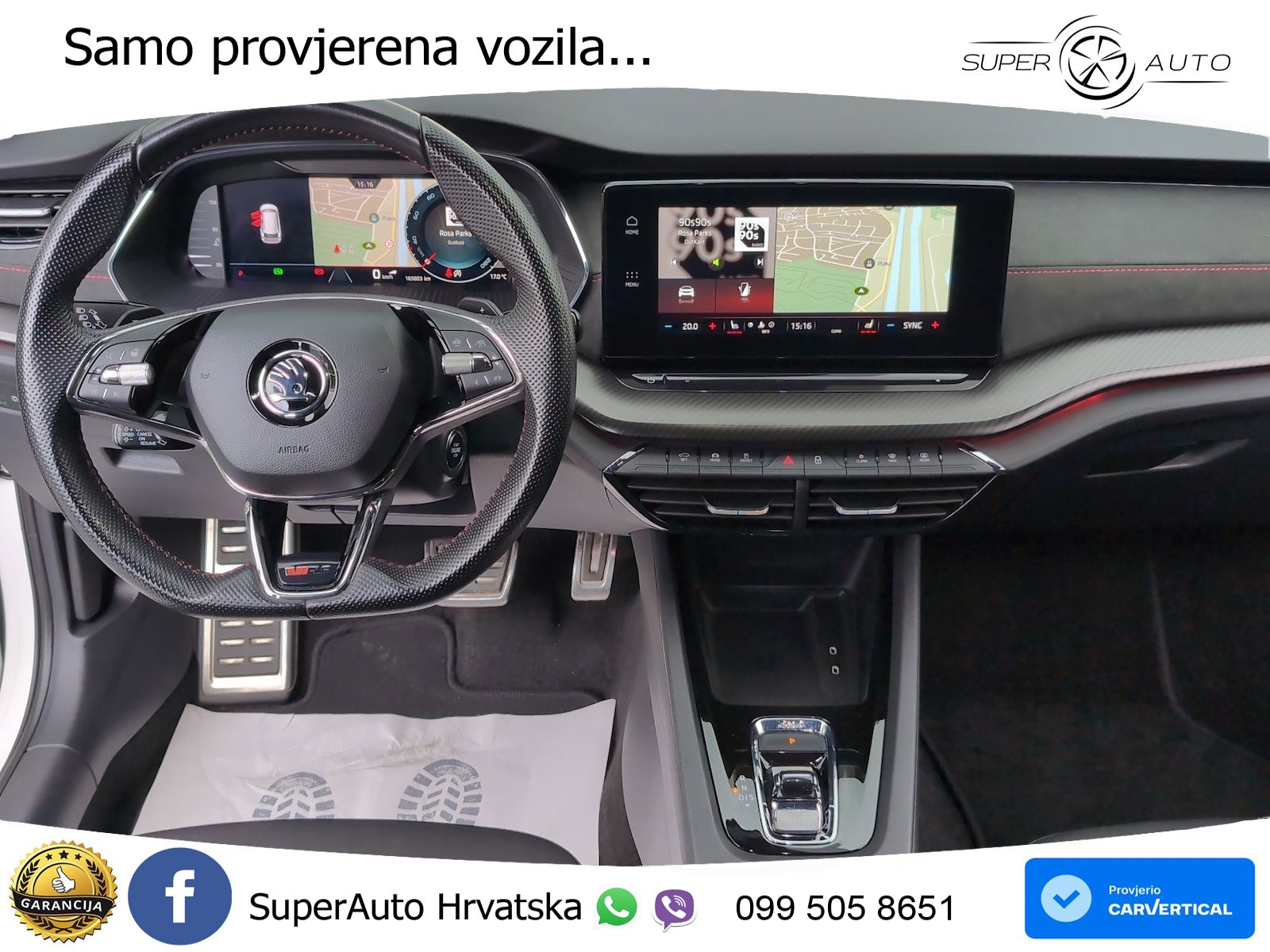 Škoda Octavia Combi RS 2.0 TDI (200 KS) 4x4 DSG LED+GR SJED+ACC