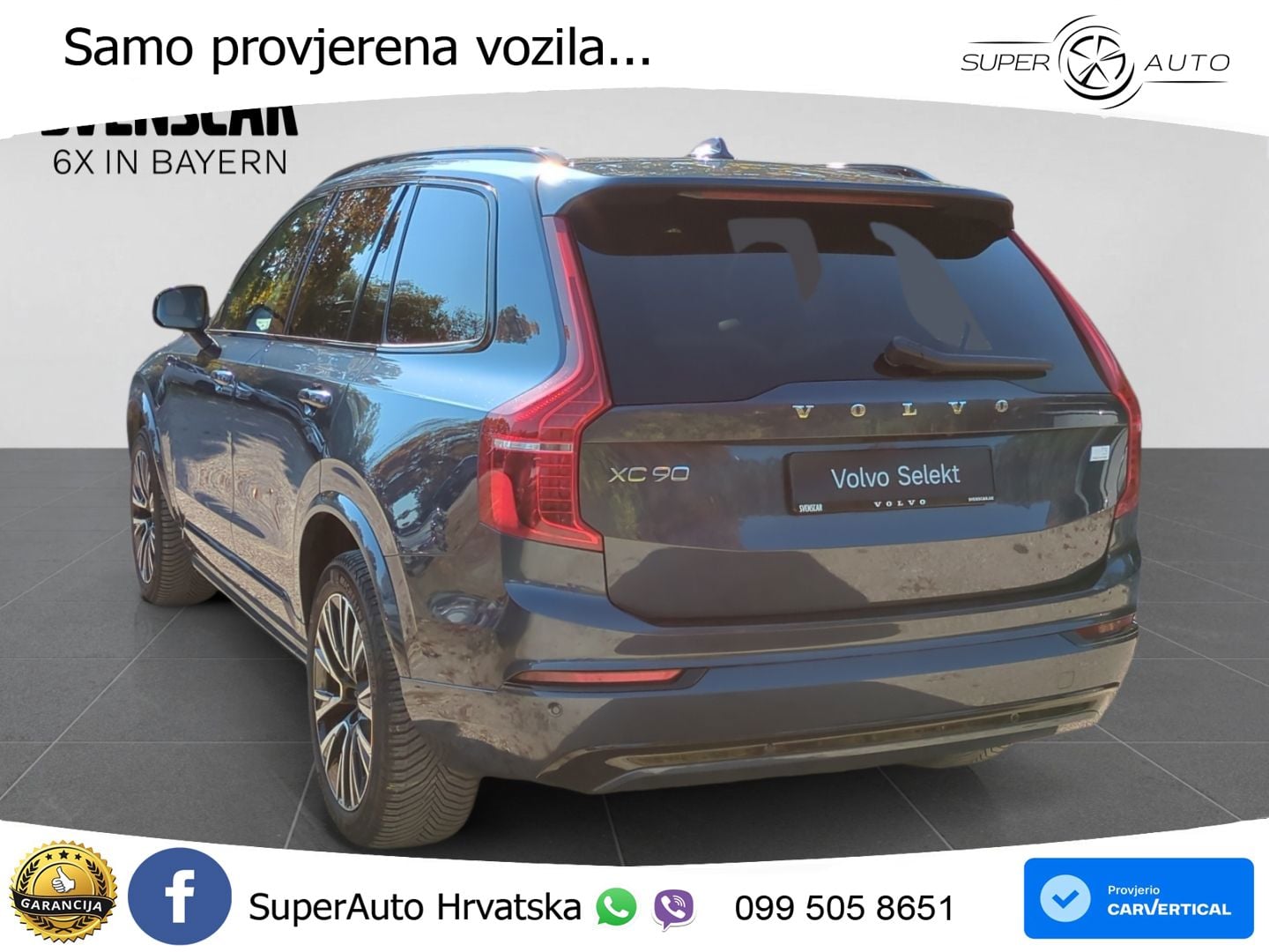 Volvo XC90 2.0 T8 AWD Automatic ACC+GR SJED+360+PANO