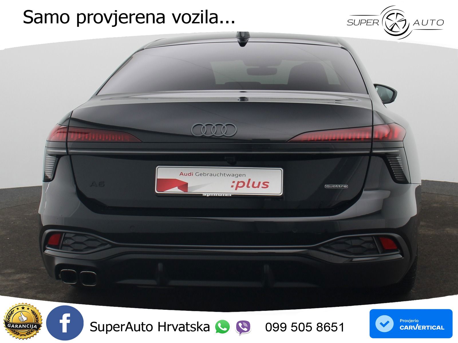Audi A6 2.0 TDI (204 KS) quattro S tronic LED+GR SJED+ACC