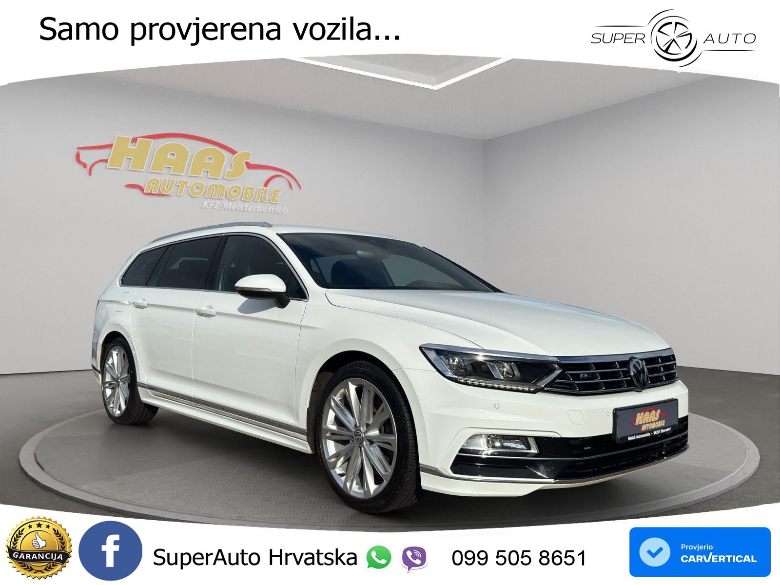 Volkswagen Passat Variant 2.0 TDI (240 KS) 4MOTION DSG R-Line LED+GR SJED+ACC