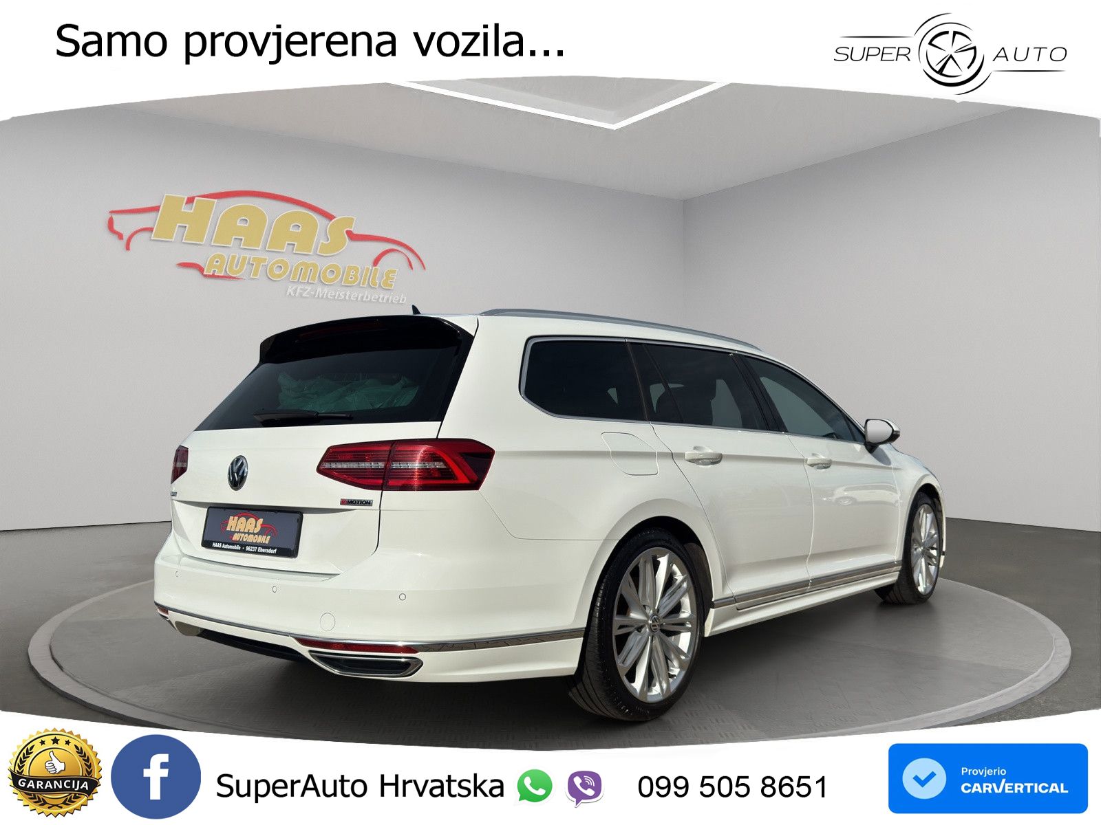 Volkswagen Passat Variant 2.0 TDI (240 KS) 4MOTION DSG R-Line LED+GR SJED+ACC