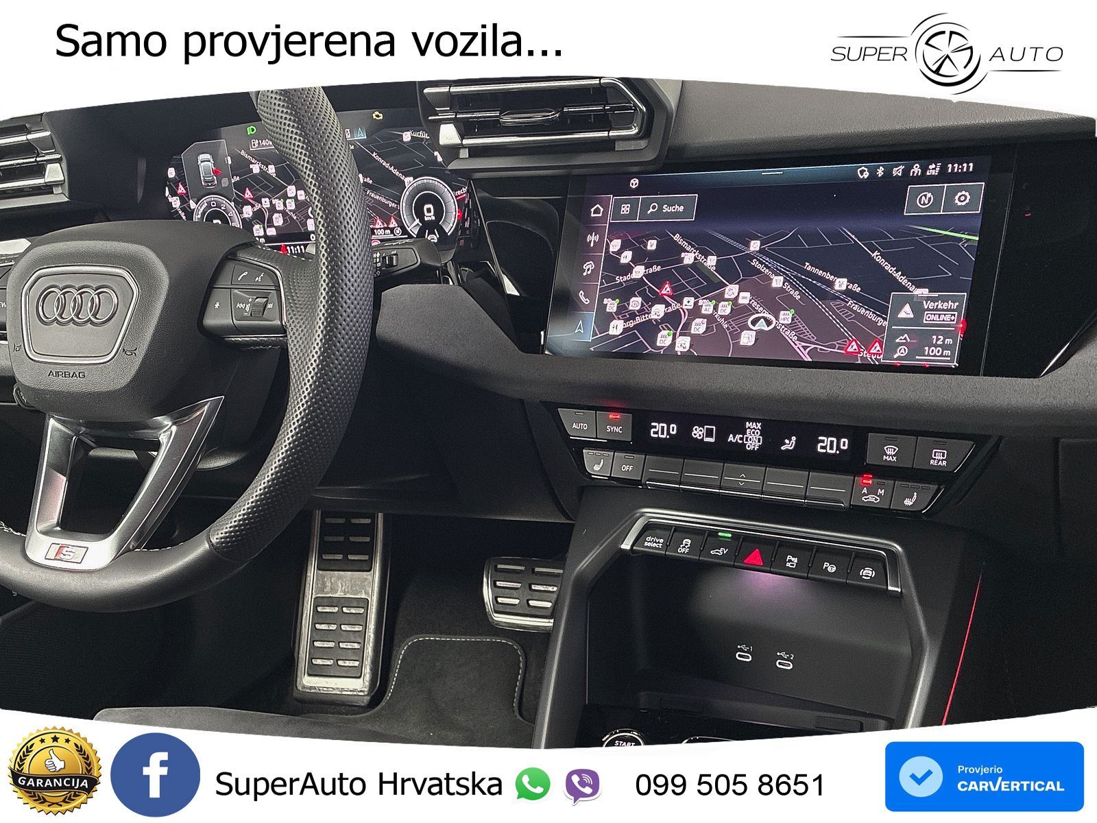 Audi A3 45 TFSIe (272 KS) S tronic S line LED+GR SJED+ACC