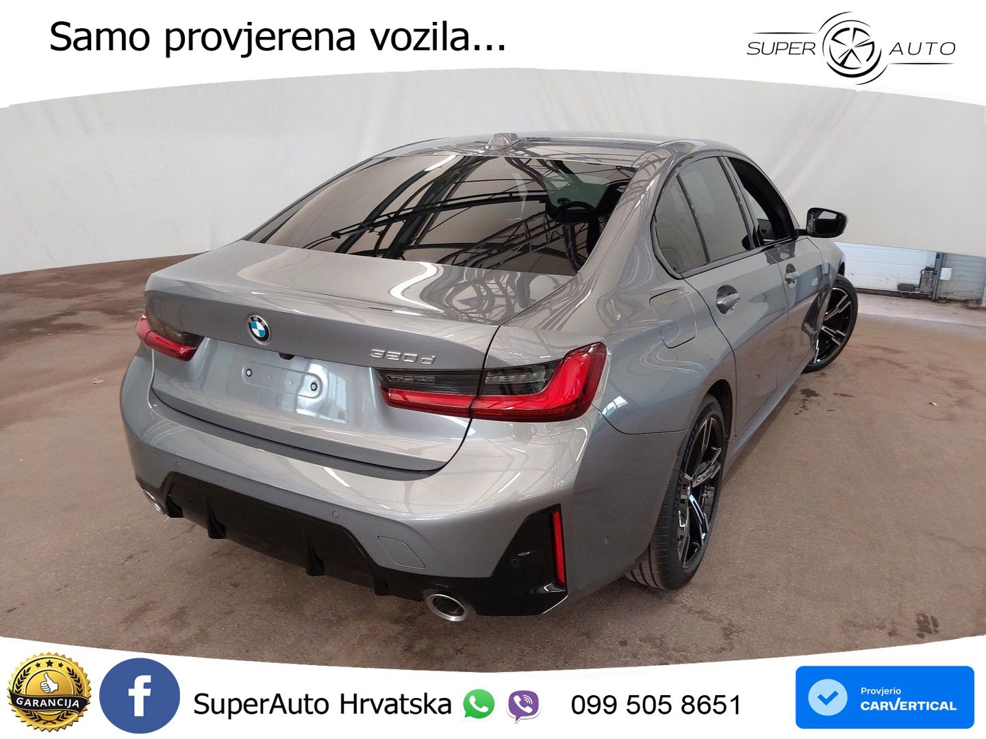 BMW 320d (190 KS) Steptronic M Sport LED+GR SJED+ACC