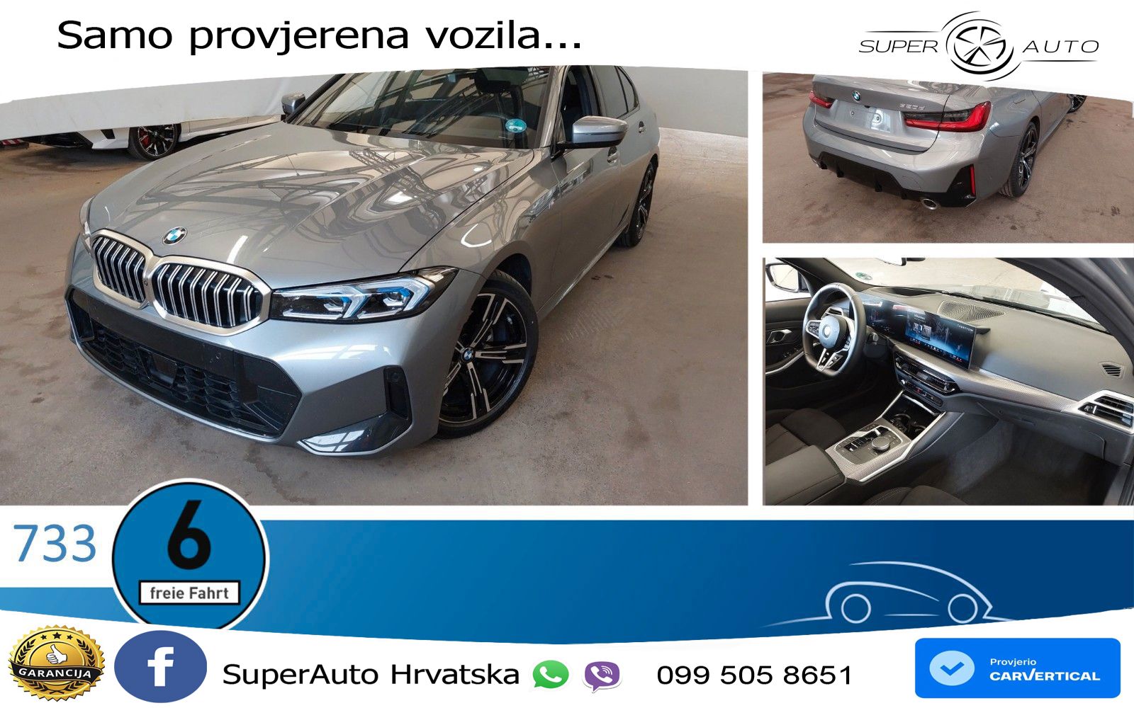 BMW 320d (190 KS) Steptronic M Sport LED+GR SJED+ACC