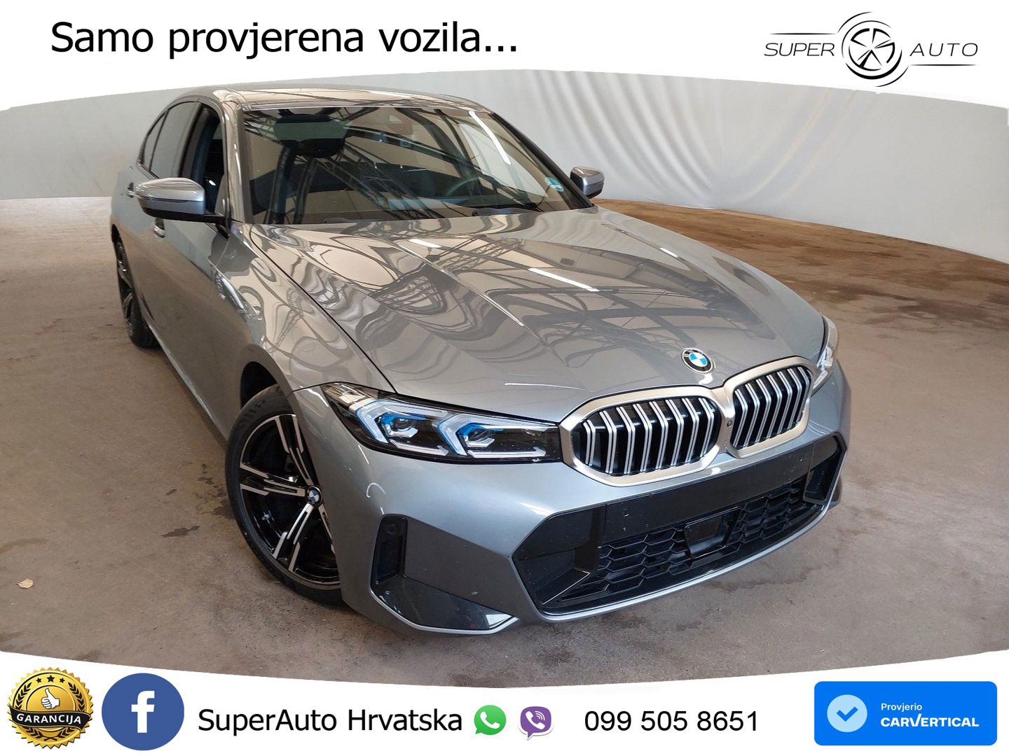 BMW 320d (190 KS) Steptronic M Sport LED+GR SJED+ACC