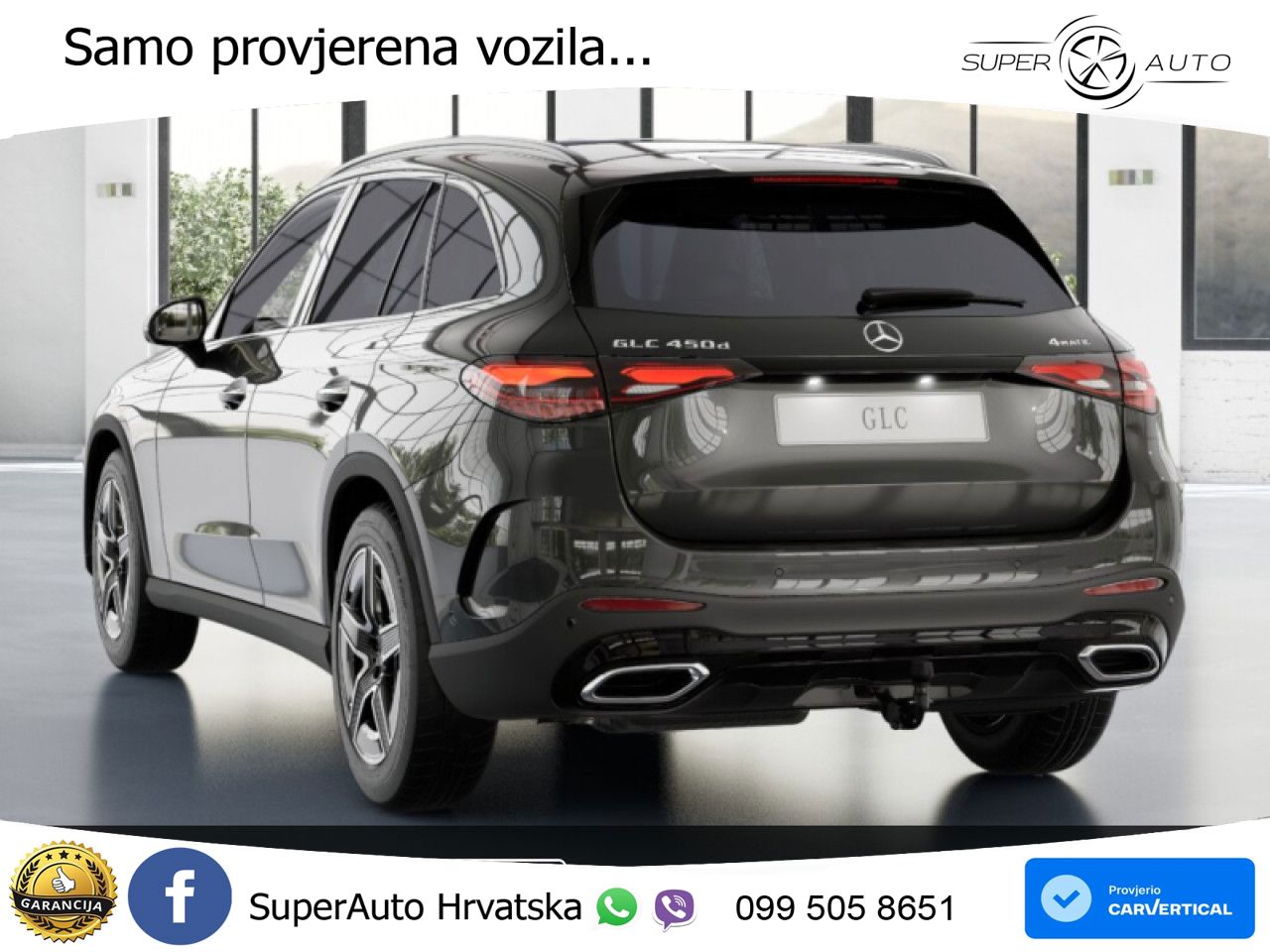 Mercedes GLC 450d (367 KS) 4MATIC 9G-TRONIC AMG ACC+HEAD+GR SJED+360+PANO