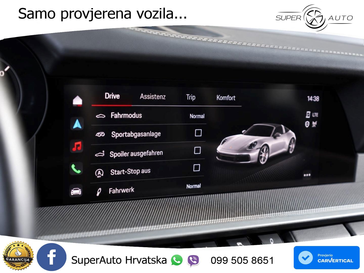 Porsche 911 Targa 4S 3.0 (450 KS) PDK LED+GR SJED+ACC