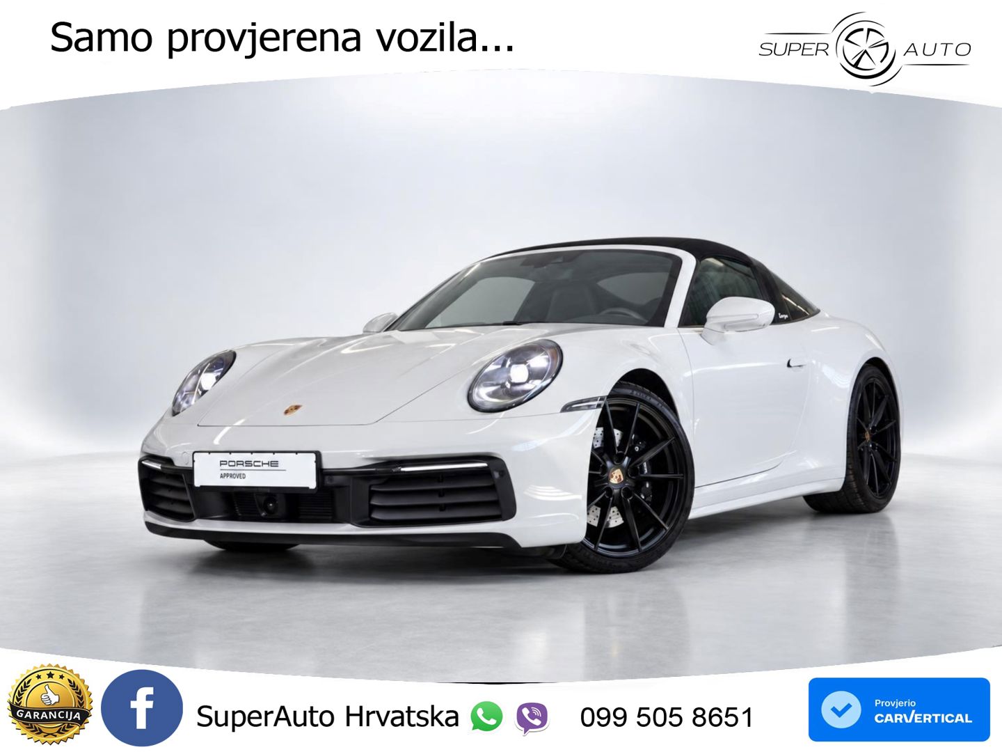 Porsche 911 Targa 4S 3.0 (450 KS) PDK LED+GR SJED+ACC