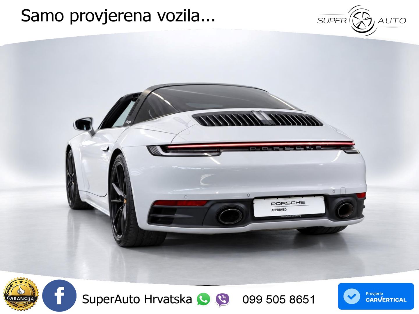Porsche 911 Targa 4S 3.0 (450 KS) PDK LED+GR SJED+ACC