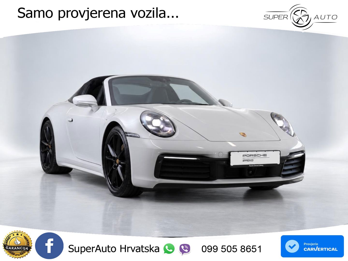Porsche 911 Targa 4S 3.0 (450 KS) PDK LED+GR SJED+ACC