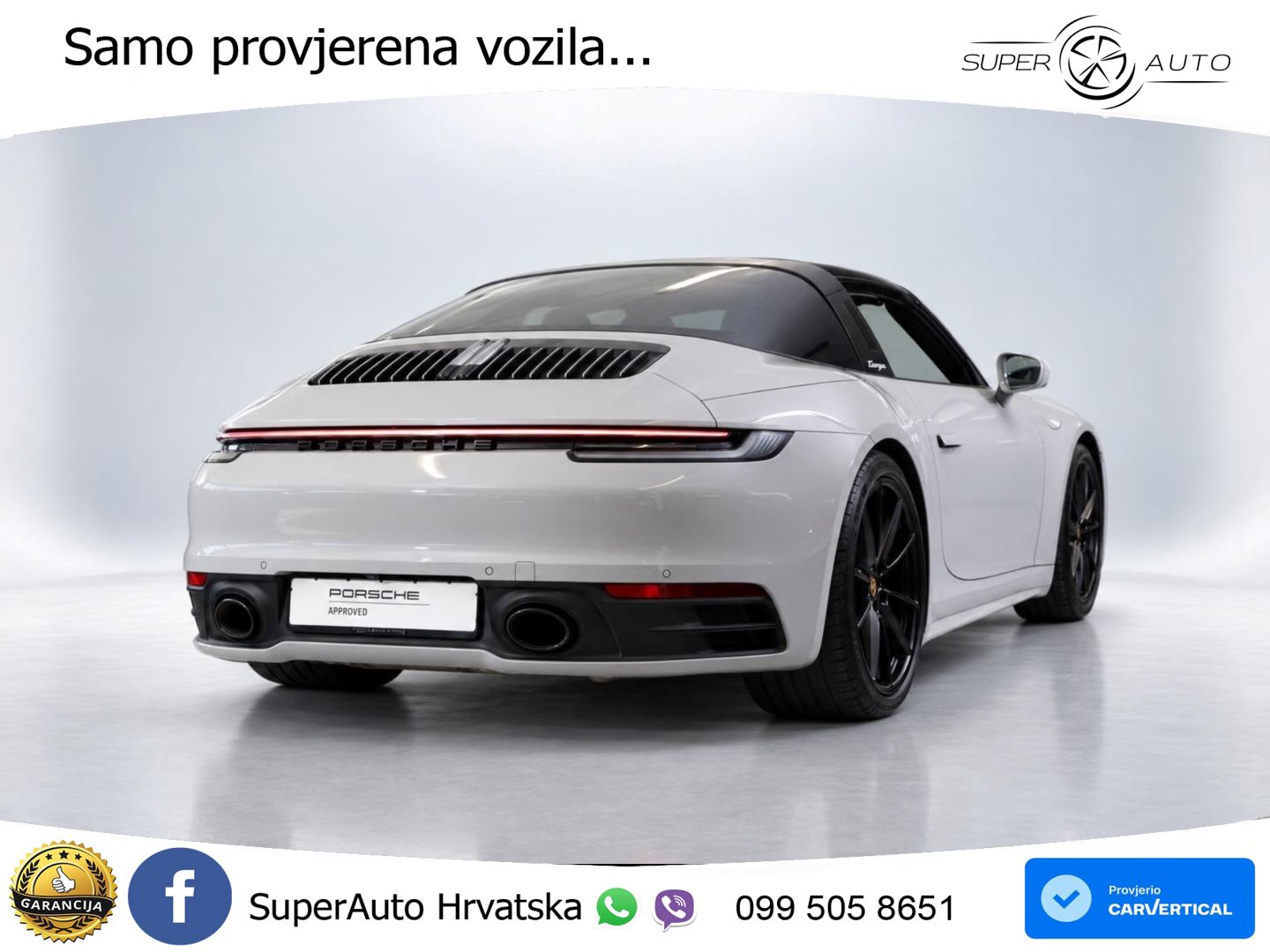 Porsche 911 Targa 4S 3.0 (450 KS) PDK LED+GR SJED+ACC