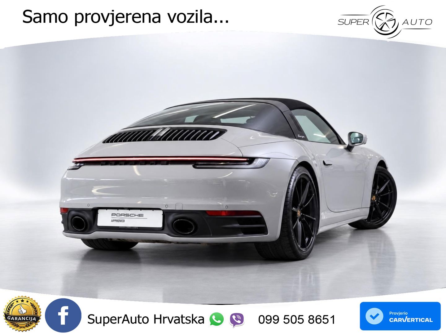 Porsche 911 Targa 4S 3.0 (450 KS) PDK LED+GR SJED+ACC