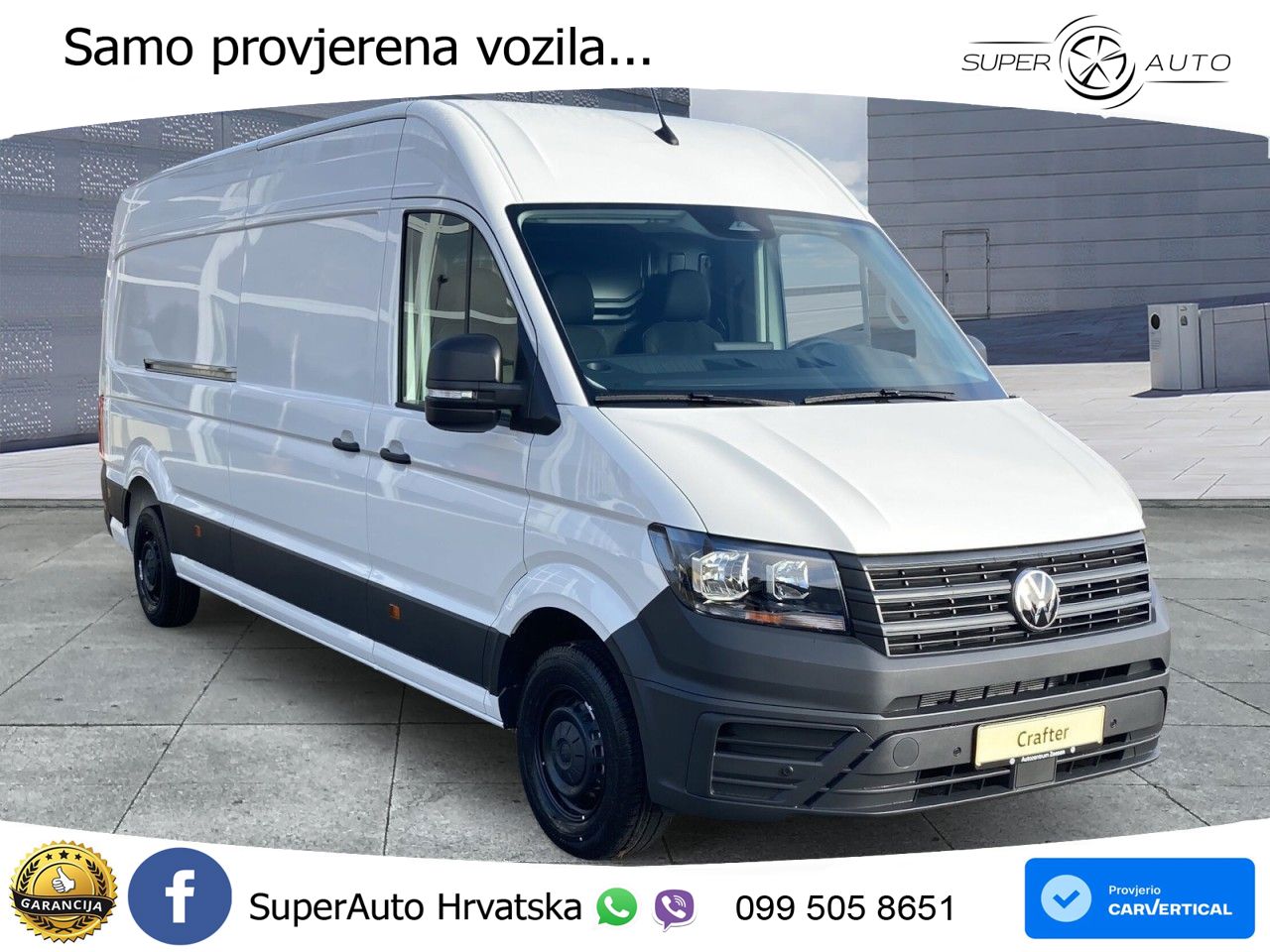Volkswagen Crafter 35 2.0 TDI Kasten SCR LR HD 140 KS