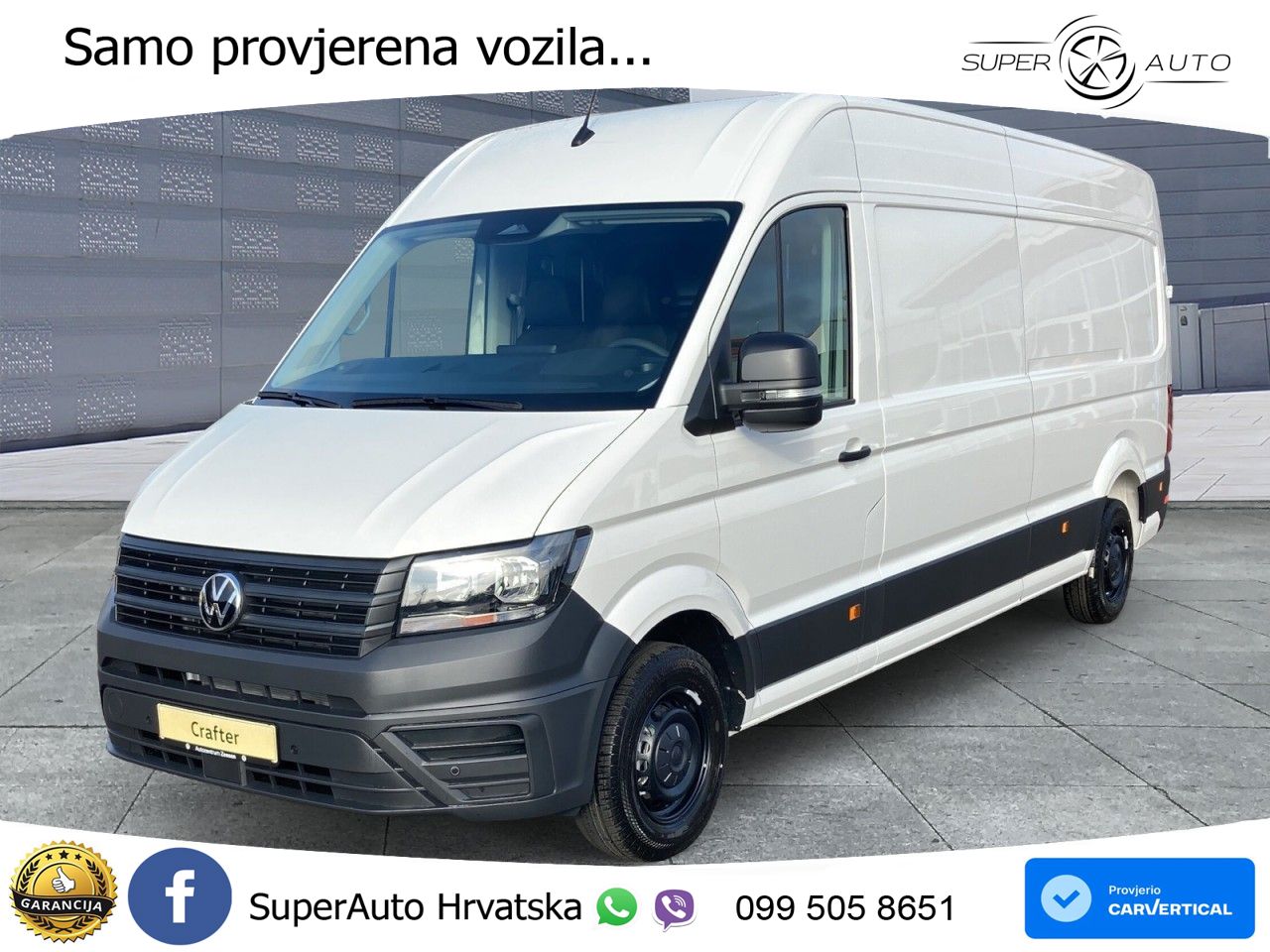Volkswagen Crafter 35 2.0 TDI Kasten SCR LR HD 140 KS